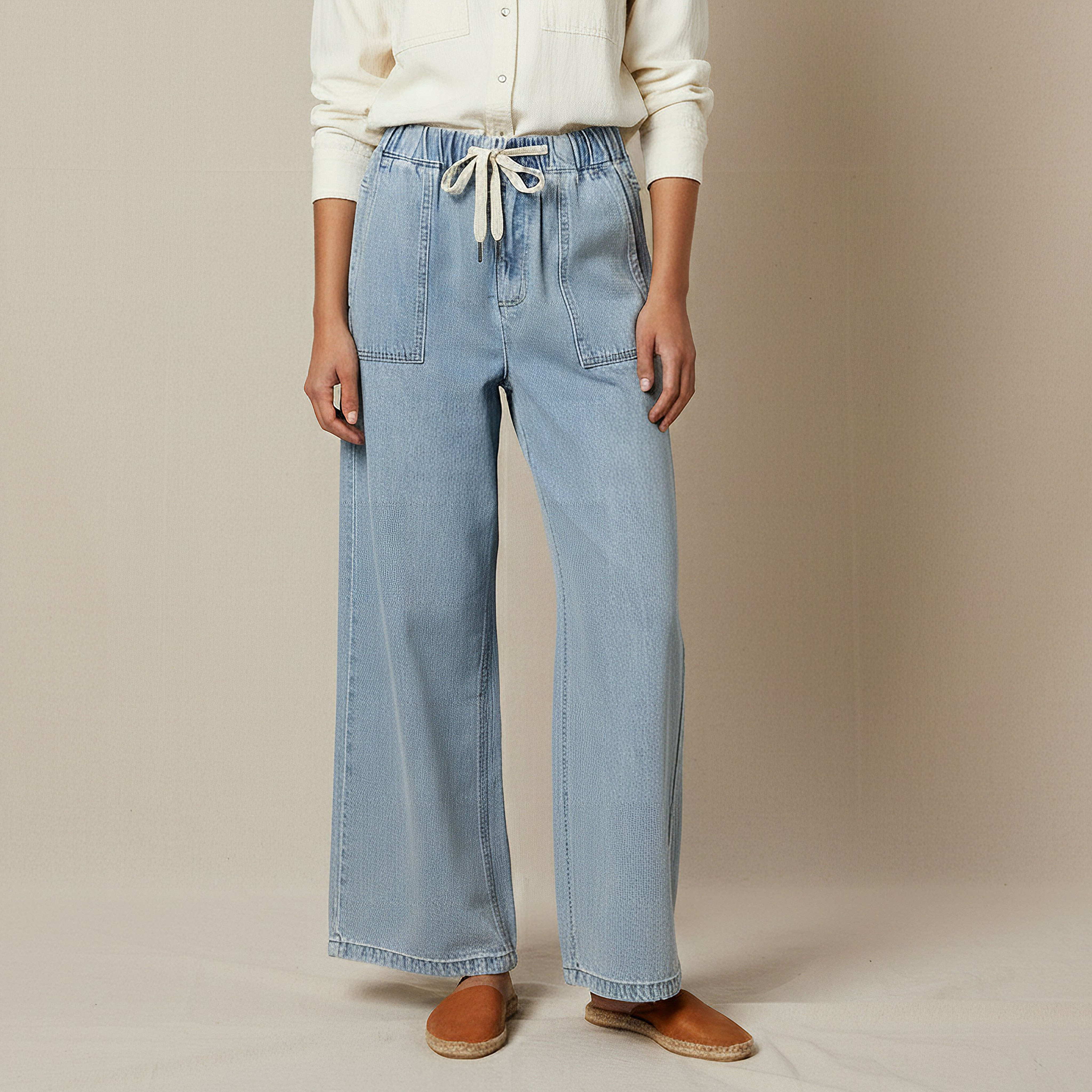 Carpenter Fit Jeans with Pockets-women-clothing-bottoms-jeans-image-1