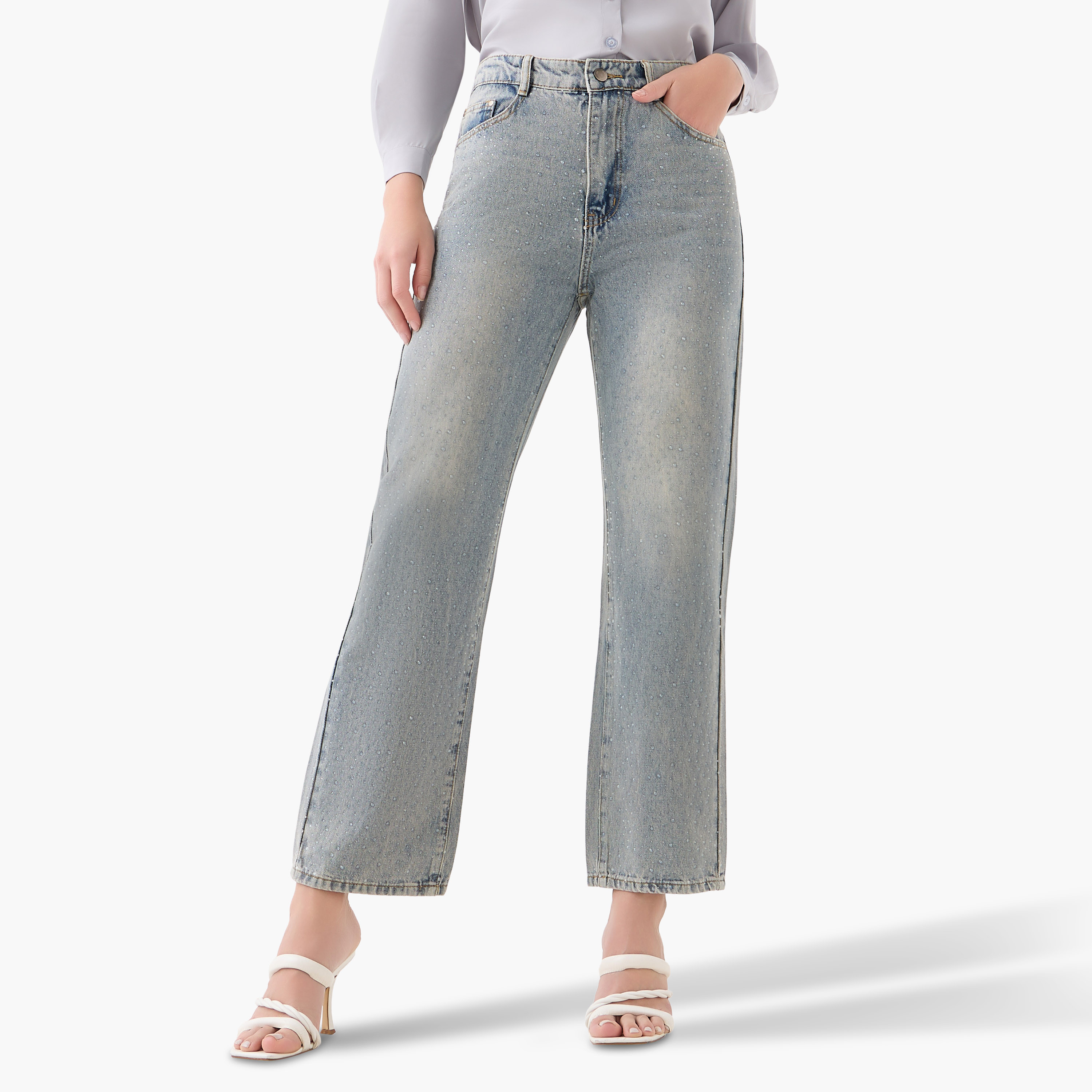 High Rise Jeans with Embellishments-women-clothing-bottoms-jeans-image-4