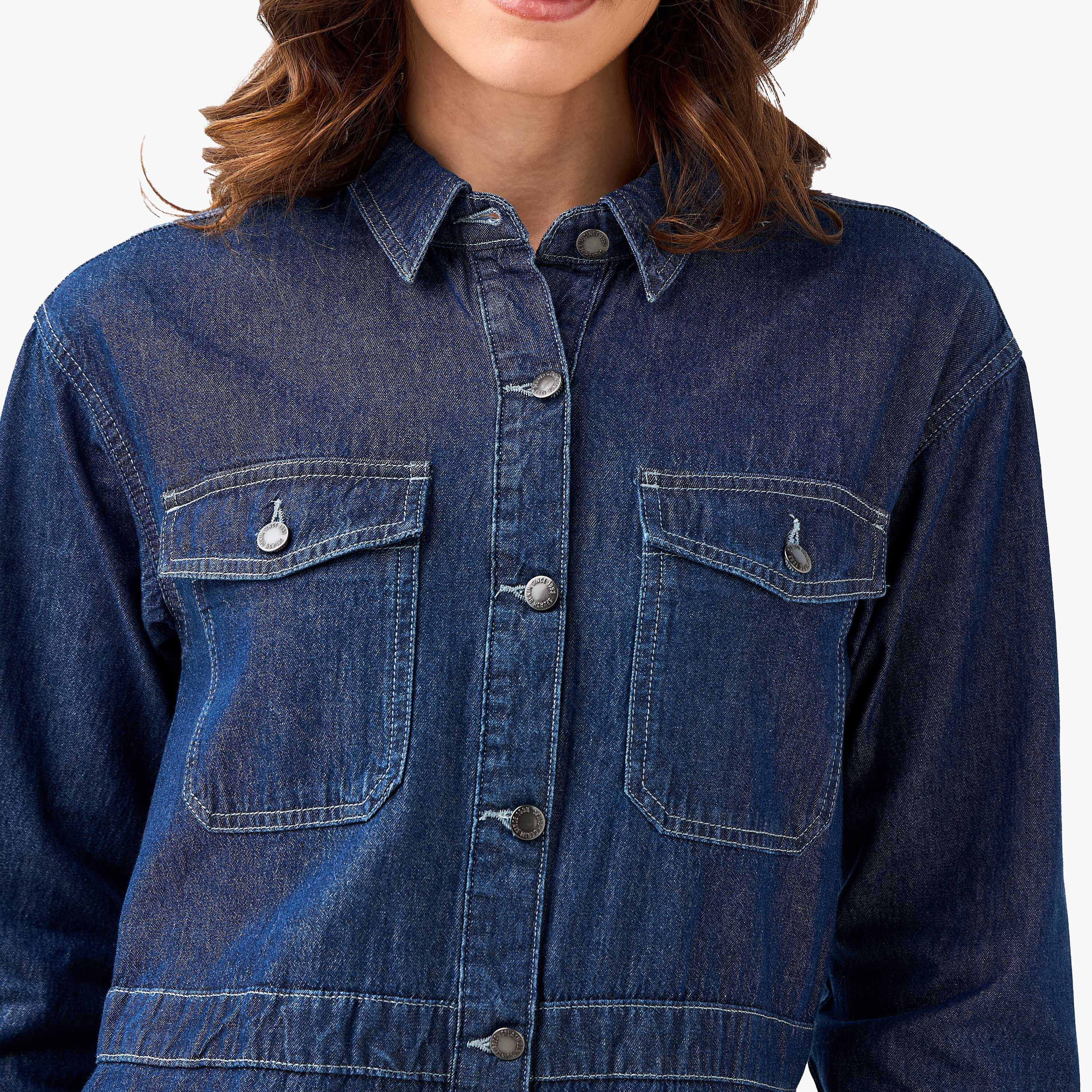 Midi Denim Shirt Dress-women-clothing-dresses-image-2
