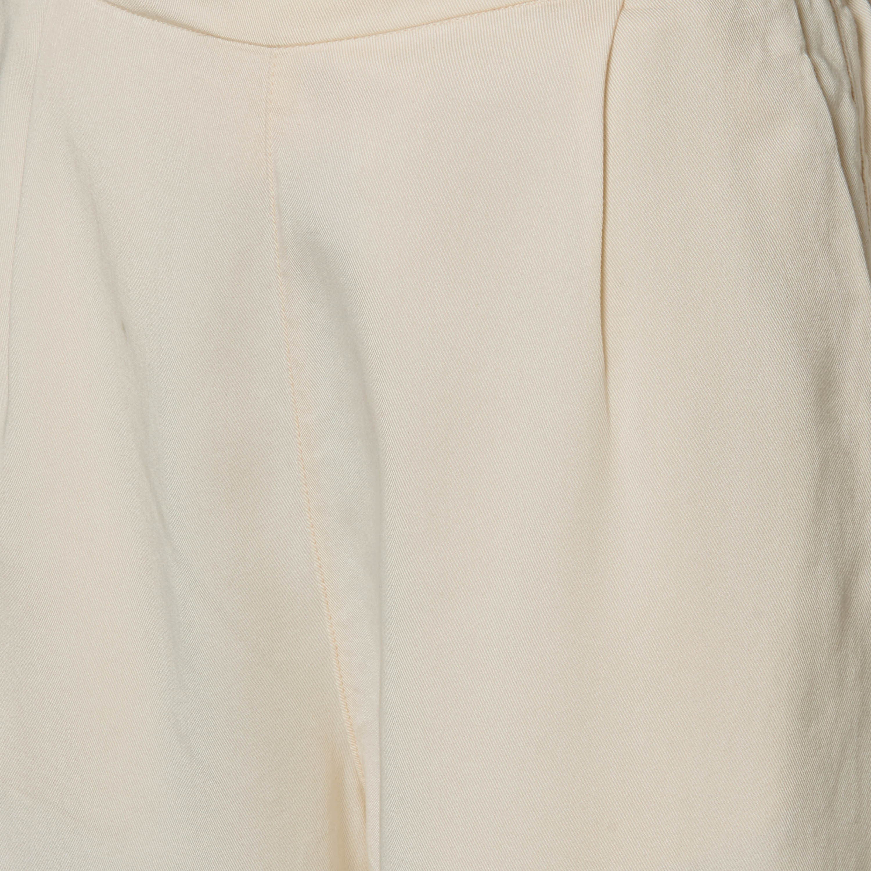 Wide Leg High-Rise Trousers with Elasticated Waistband-women-clothing-bottoms-trousers-image-2