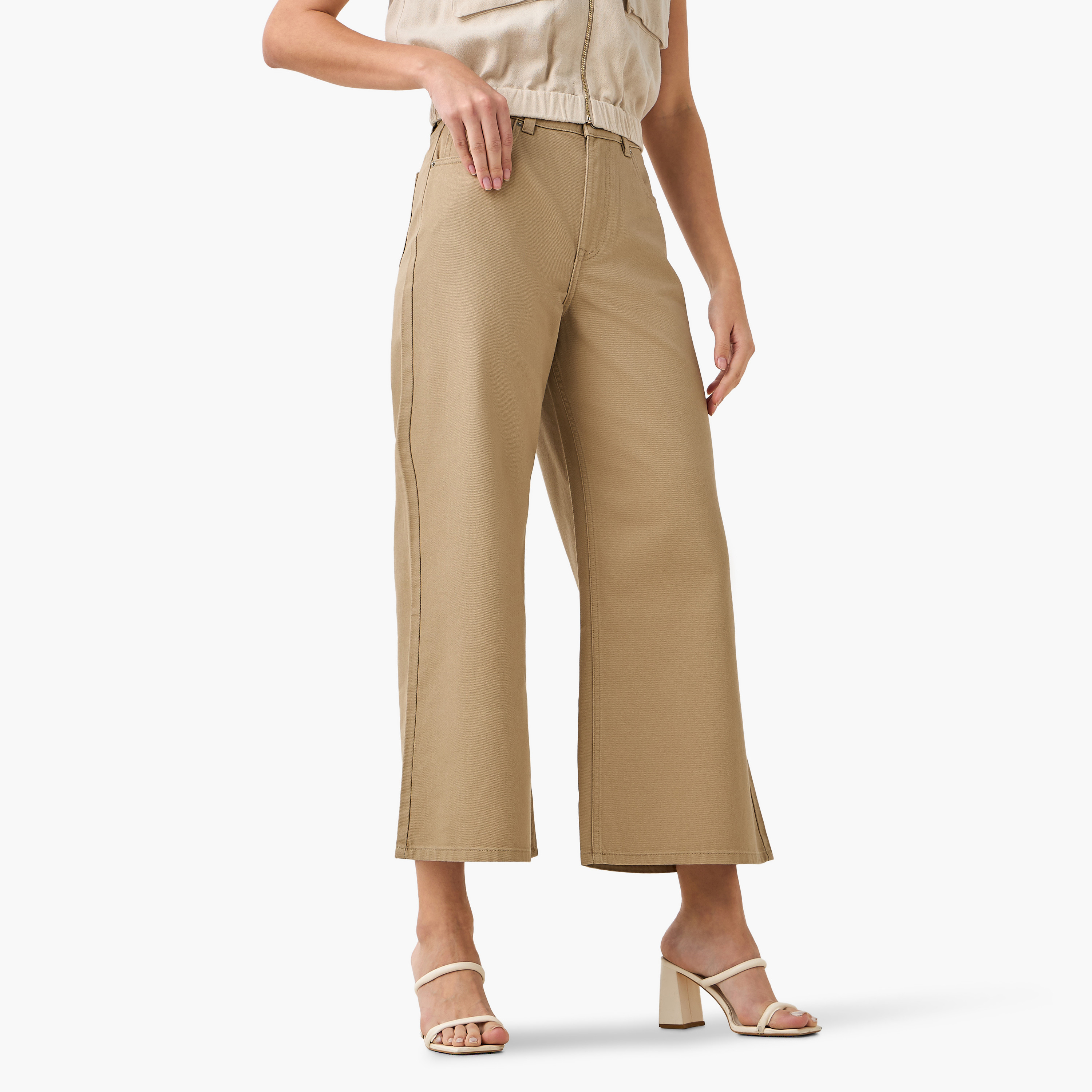 Wide Leg High-Rise Jeans Cropped Cotton-women-clothing-bottoms-jeans-image-2