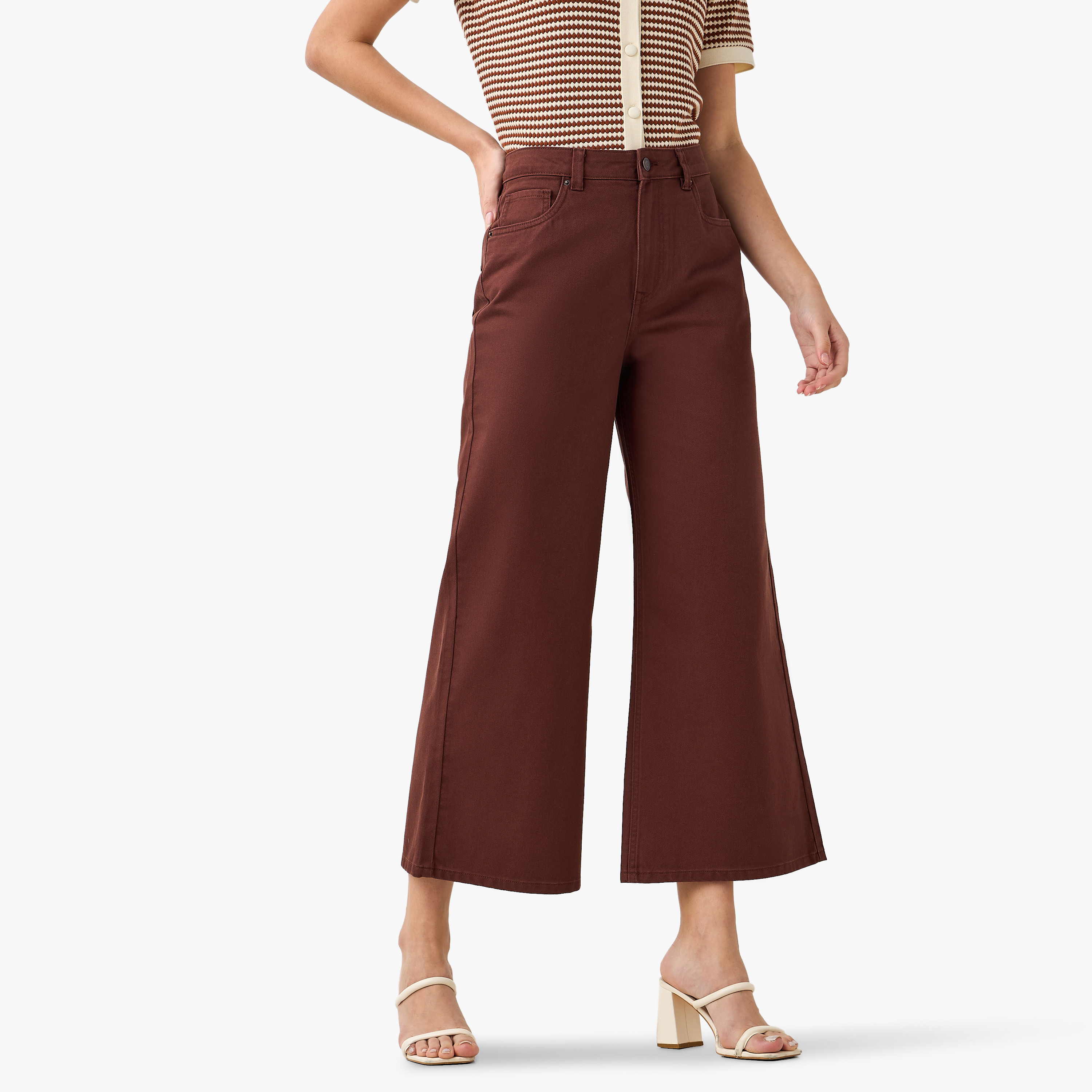 Wide Leg High-Rise Jeans Cropped Cotton-women-clothing-bottoms-jeans-image-2