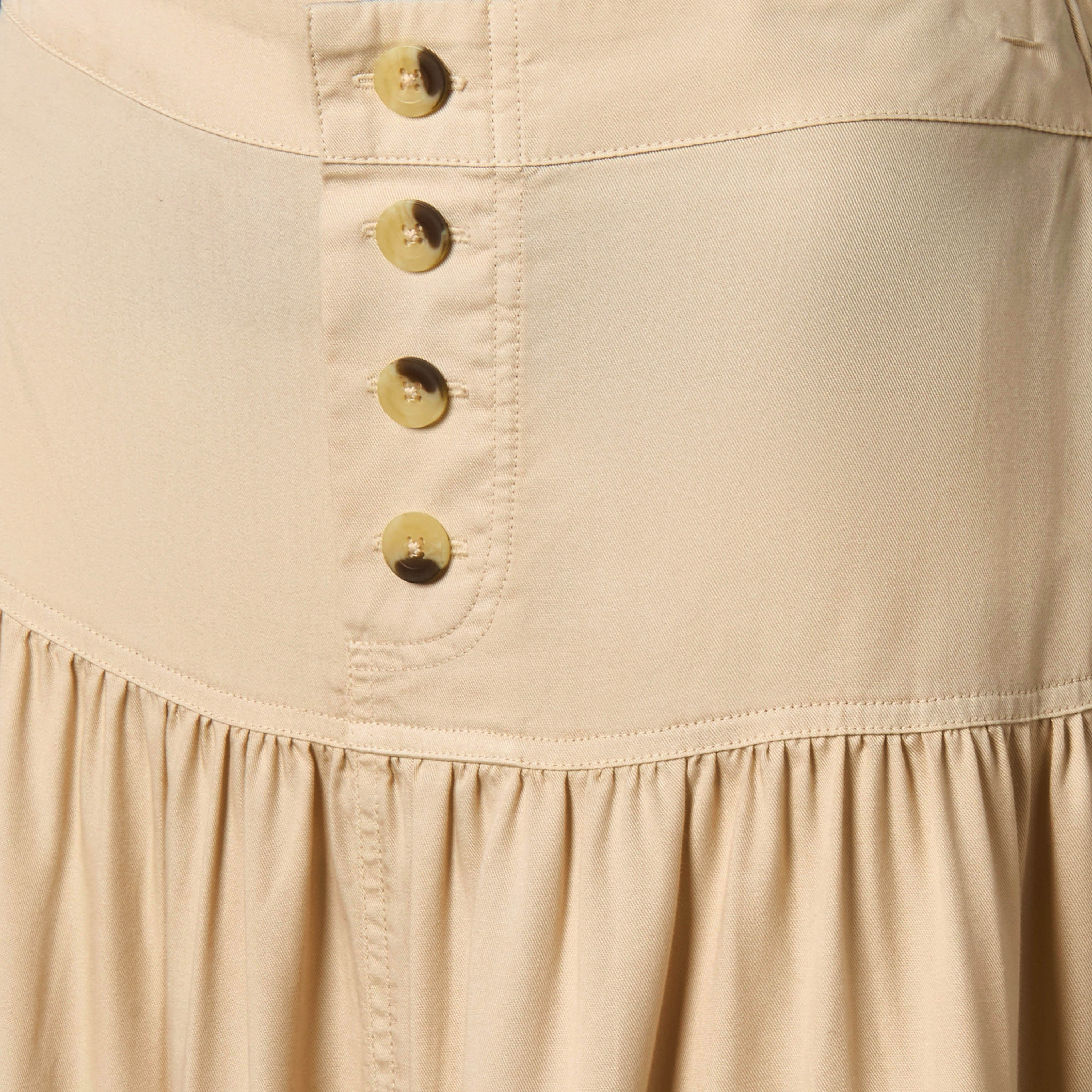 تنورة قطن ماكسي بطبقات وبتفاصيل أزرار-women-clothing-bottoms-skirts-image-2