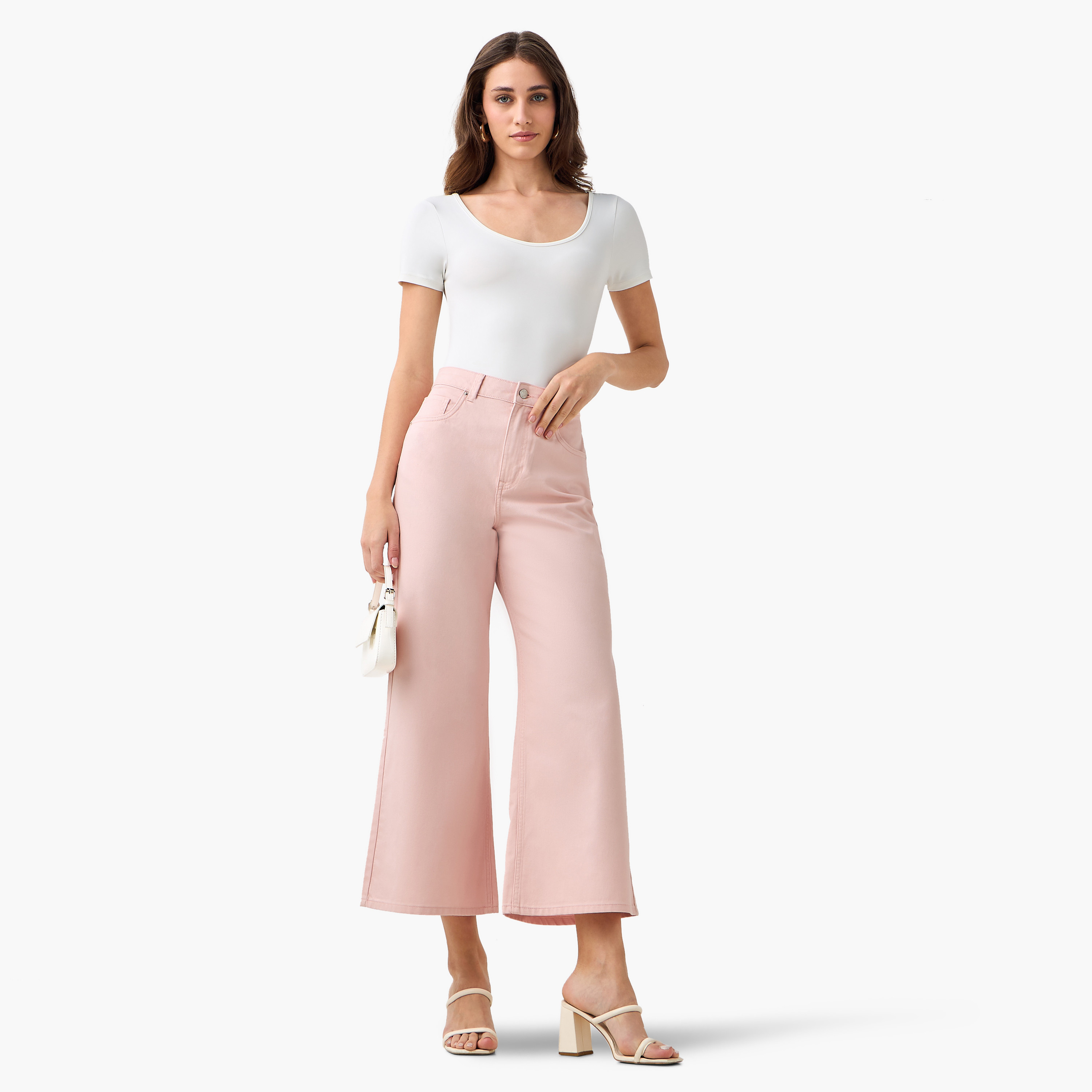 Wide Leg High-Rise Jeans Cropped Cotton-women-clothing-bottoms-jeans-image-4