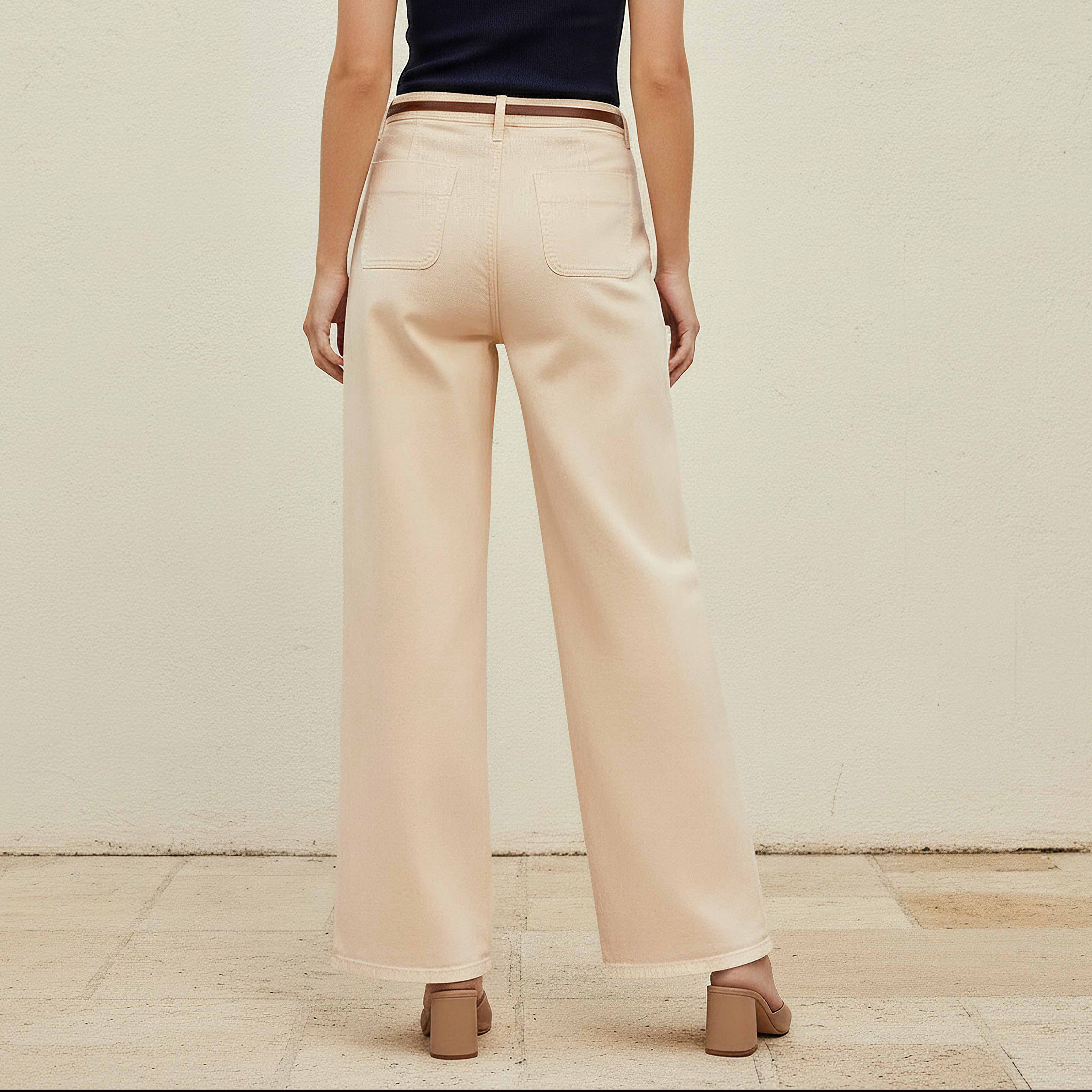 بنطلون جينز قطن بجيوب رقعة-women-clothing-bottoms-jeans-image-4