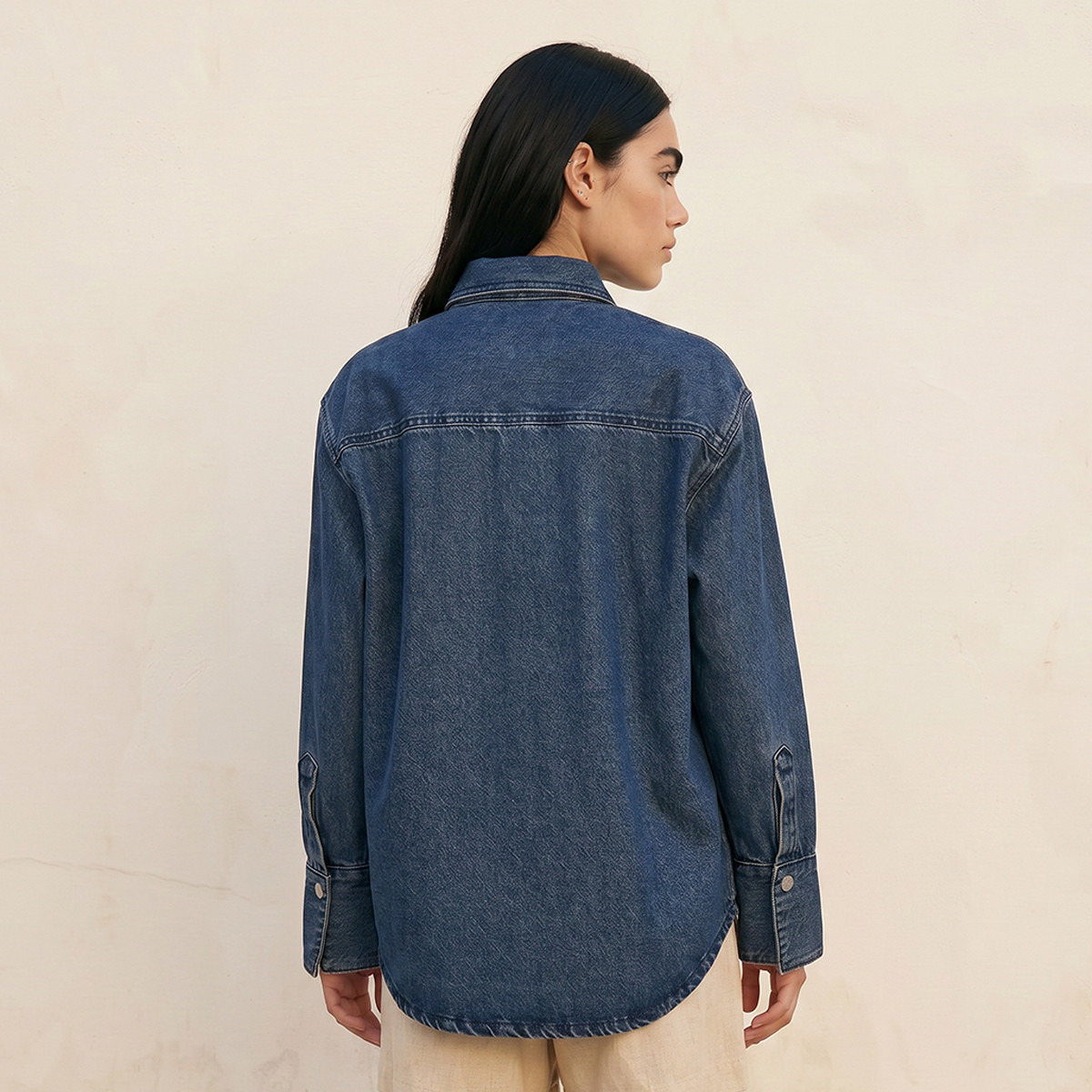 Lee Cooper Denim Shacket Shirt-women-clothing-shirtsandblouses-shirts-image-4