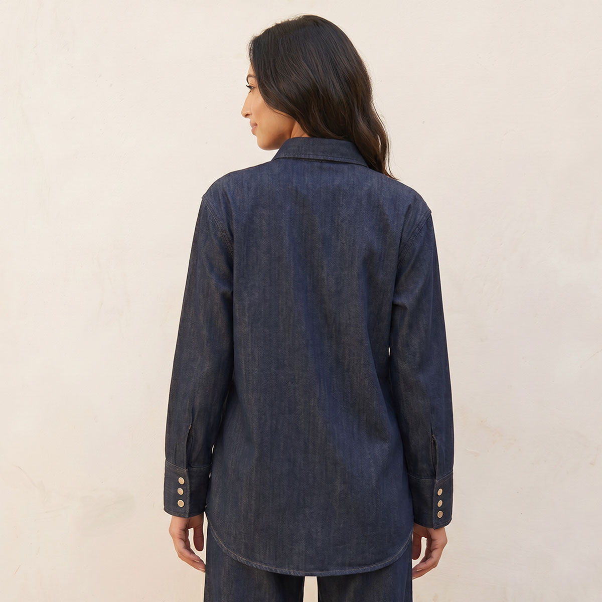 قميص بخصر رباط من سبلاش دنيم-women-clothing-shirtsandblouses-shirts-image-5