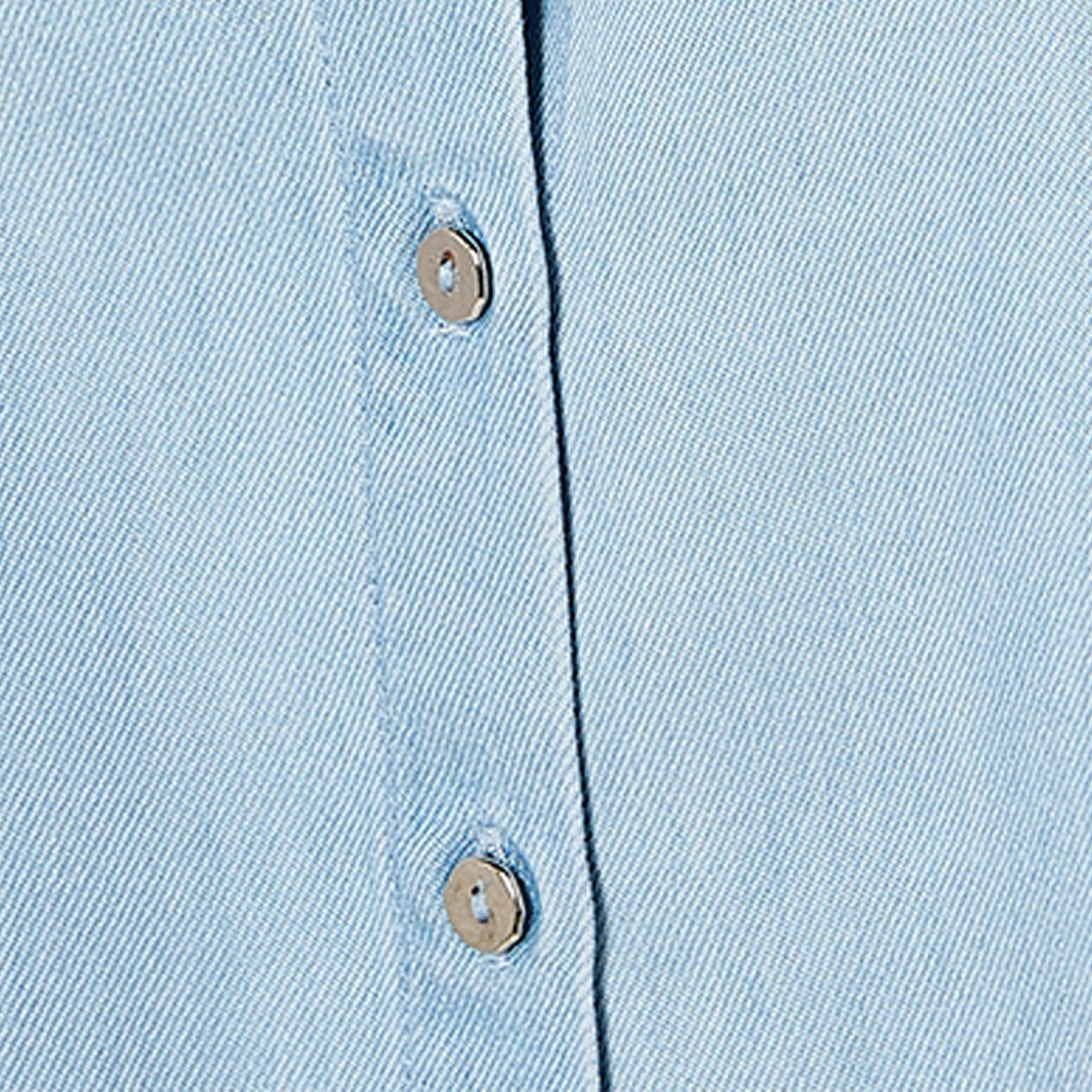 Splash Denim Lyocell Shirt Bishop Sleeves-women-clothing-shirtsandblouses-shirts-image-2