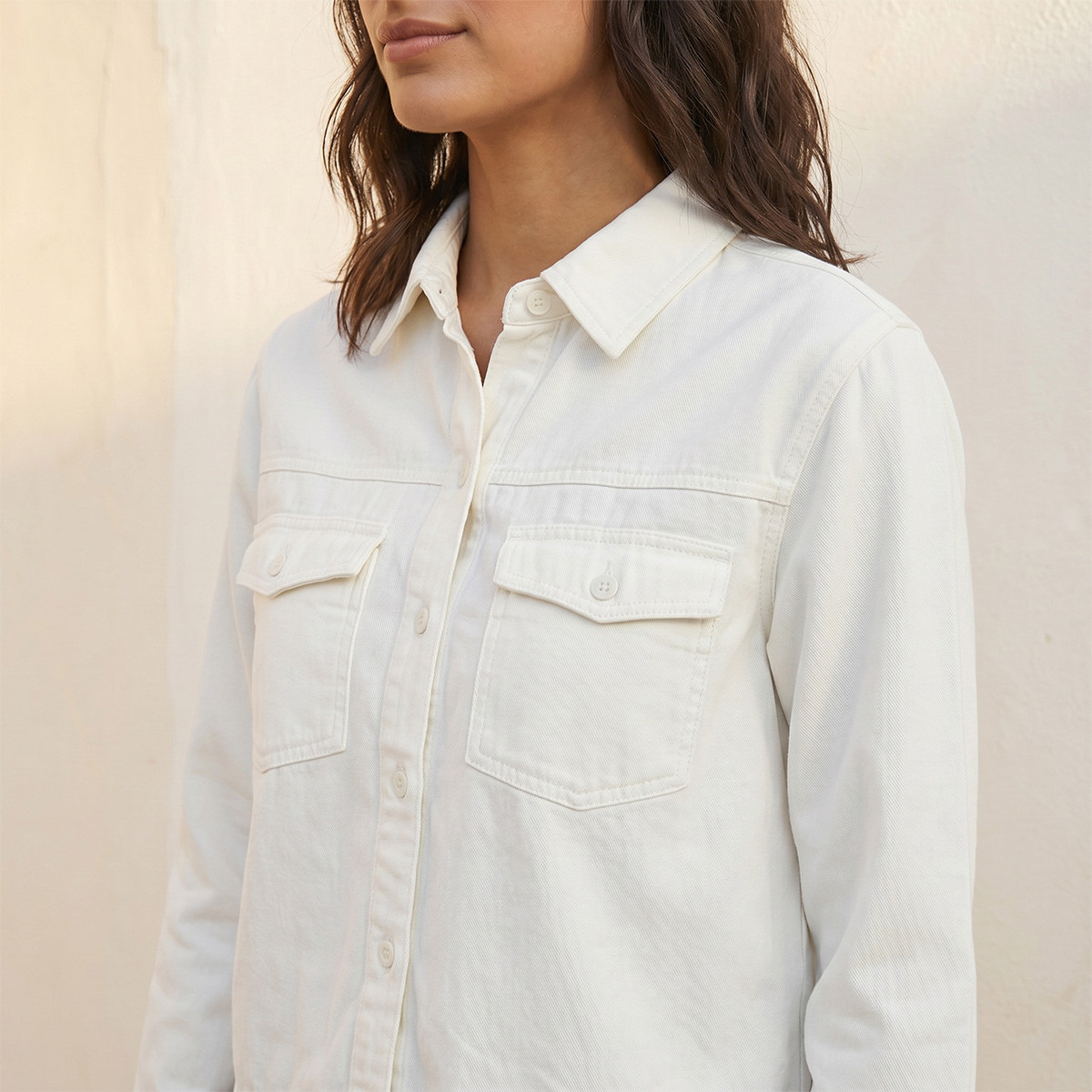 قميص تينسل بجيوب مطوية من سبلاش دينم-women-clothing-shirtsandblouses-shirts-image-7
