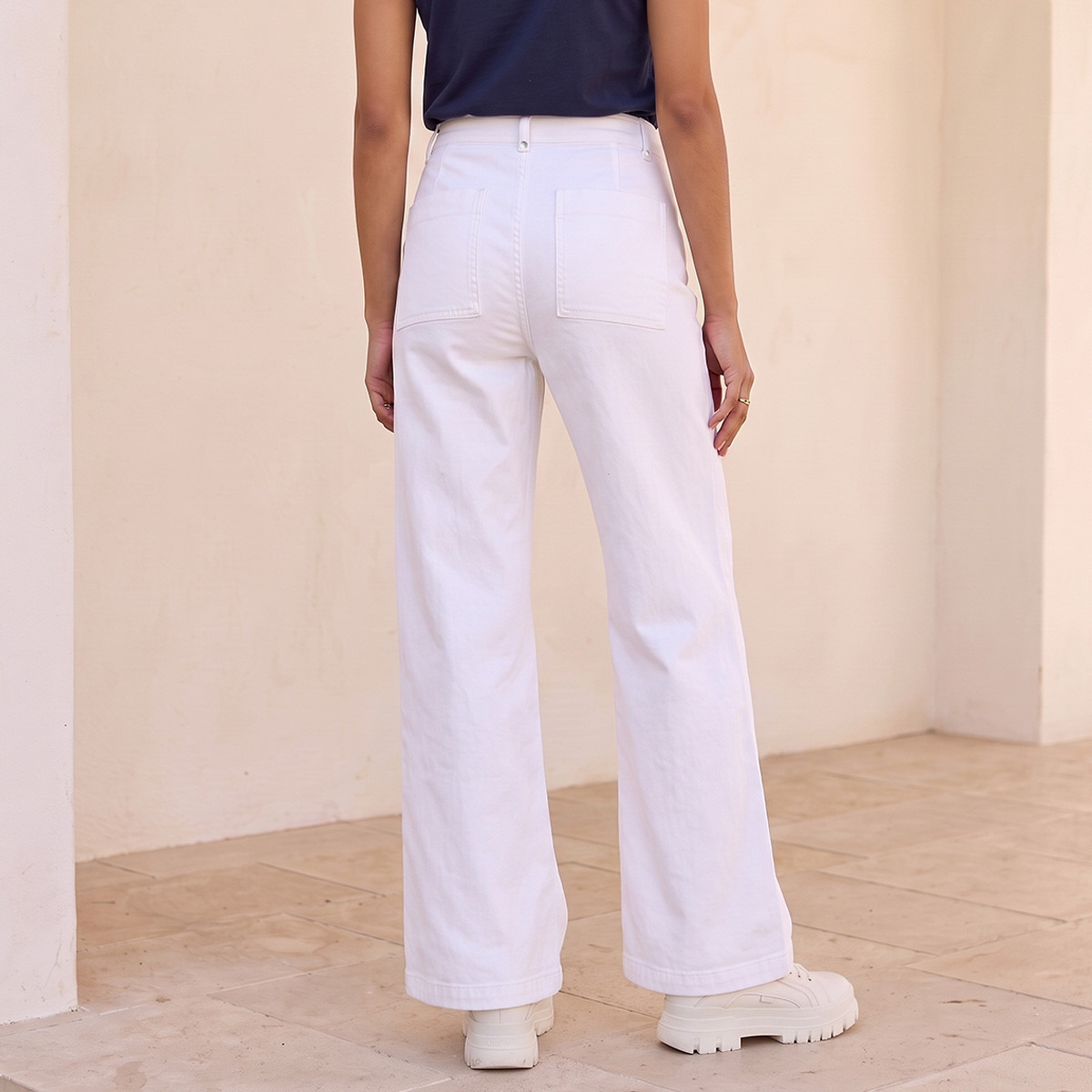 Splash Denim Wide Leg Buttoned Waist Pants-women-clothing-bottoms-jeans-image-3