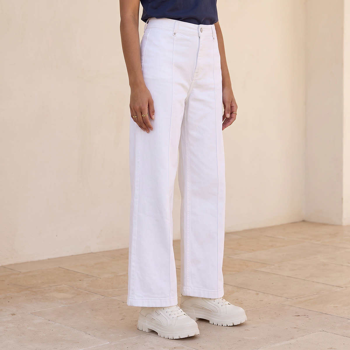 Splash Denim Wide Leg Buttoned Waist Pants-women-clothing-bottoms-jeans-image-5