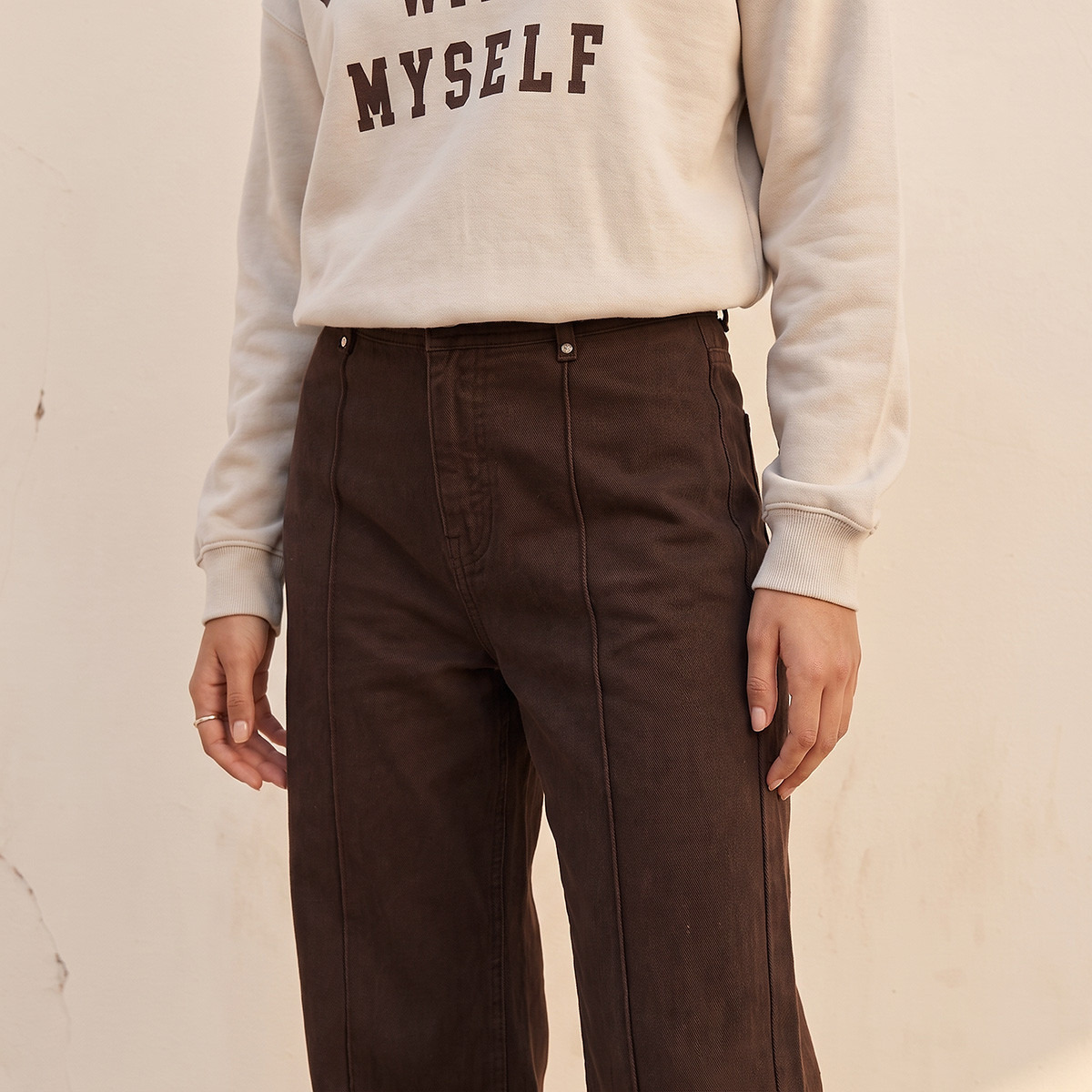 بنطلون واسع الساق بأزرار على الخصر من سبلاش دينم-women-clothing-bottoms-jeans-image-4