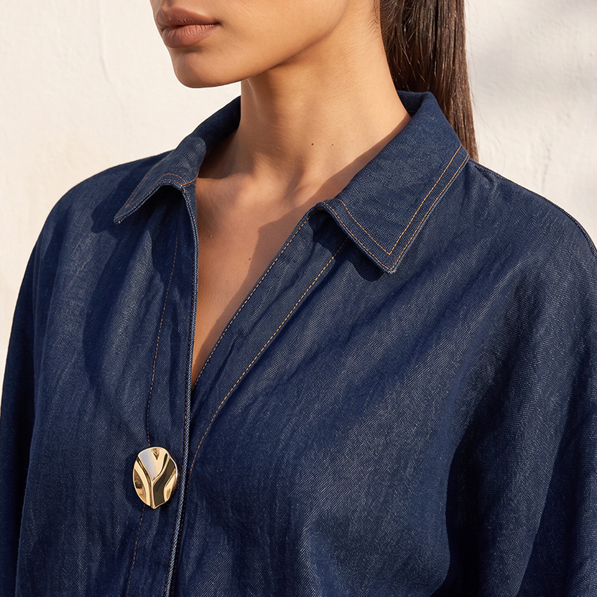 Splash Denim Top with High Low Hem-women-clothing-plussize-shirtsandblouses-blouses-image-5
