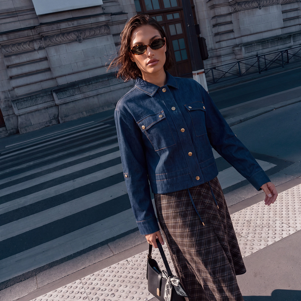 قميص جينز بجيوب من سبلاش-women-clothing-shirtsandblouses-shirts-image-1