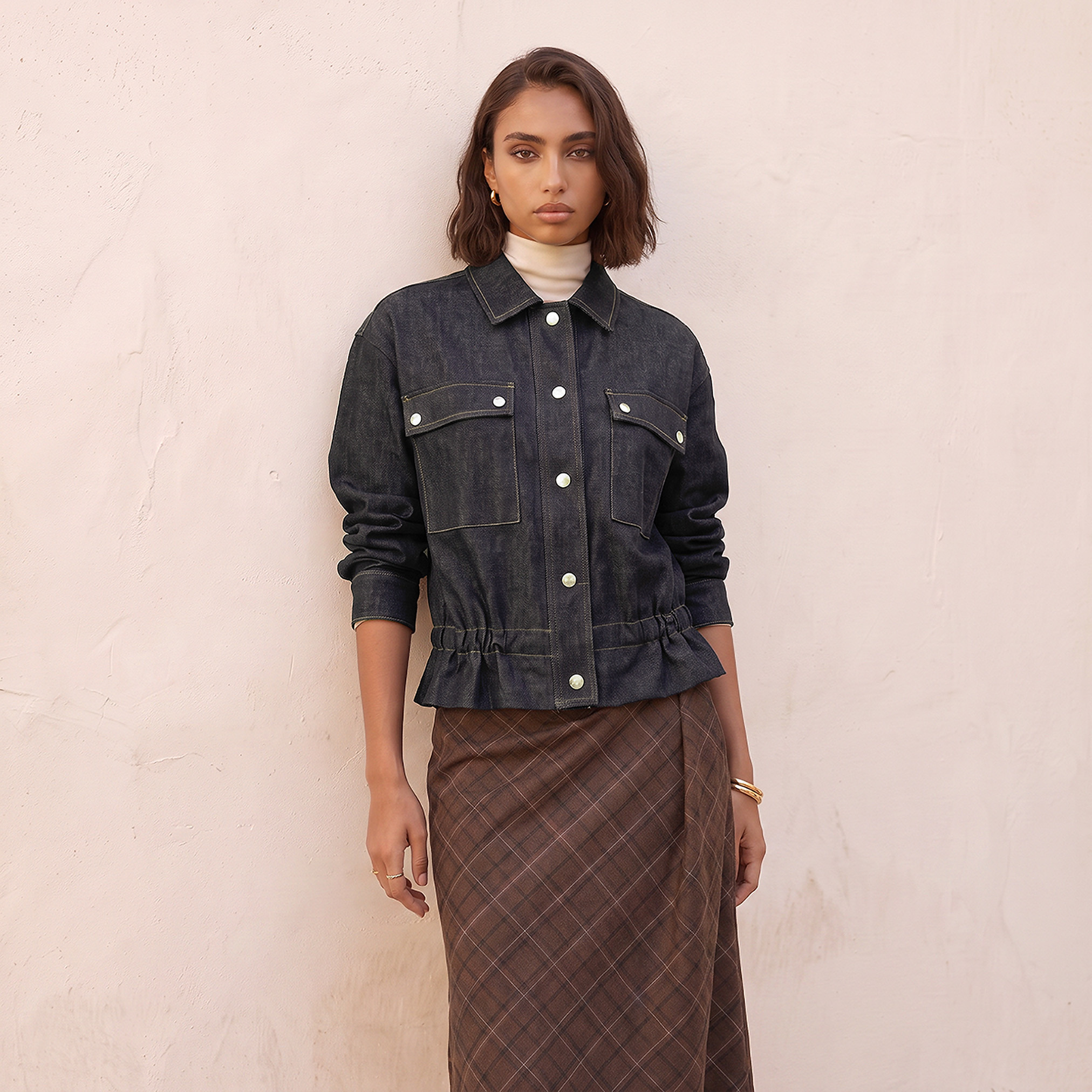 قميص جينز بجيوب من سبلاش-women-clothing-shirtsandblouses-shirts-image-2