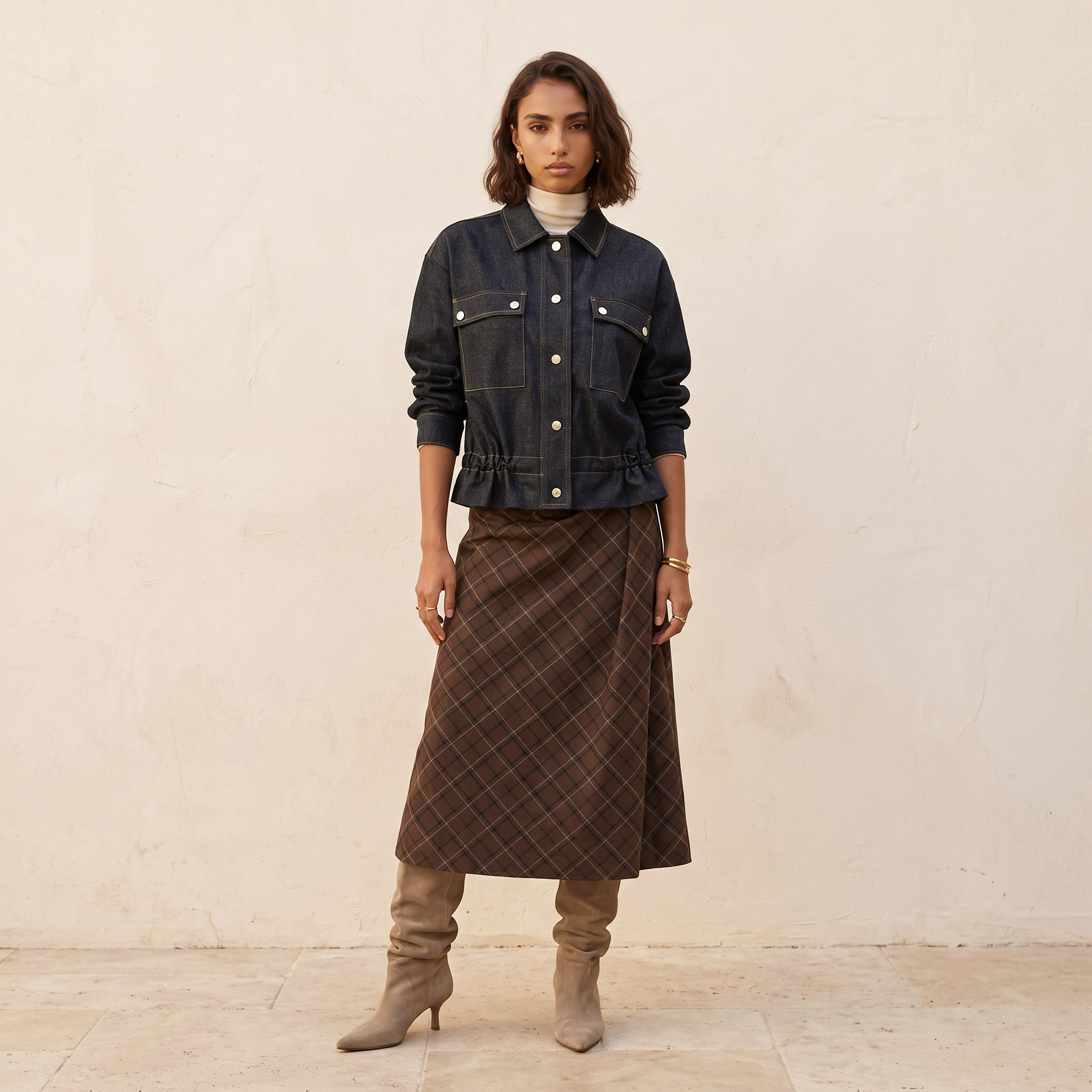 قميص جينز بجيوب من سبلاش-women-clothing-shirtsandblouses-shirts-image-4