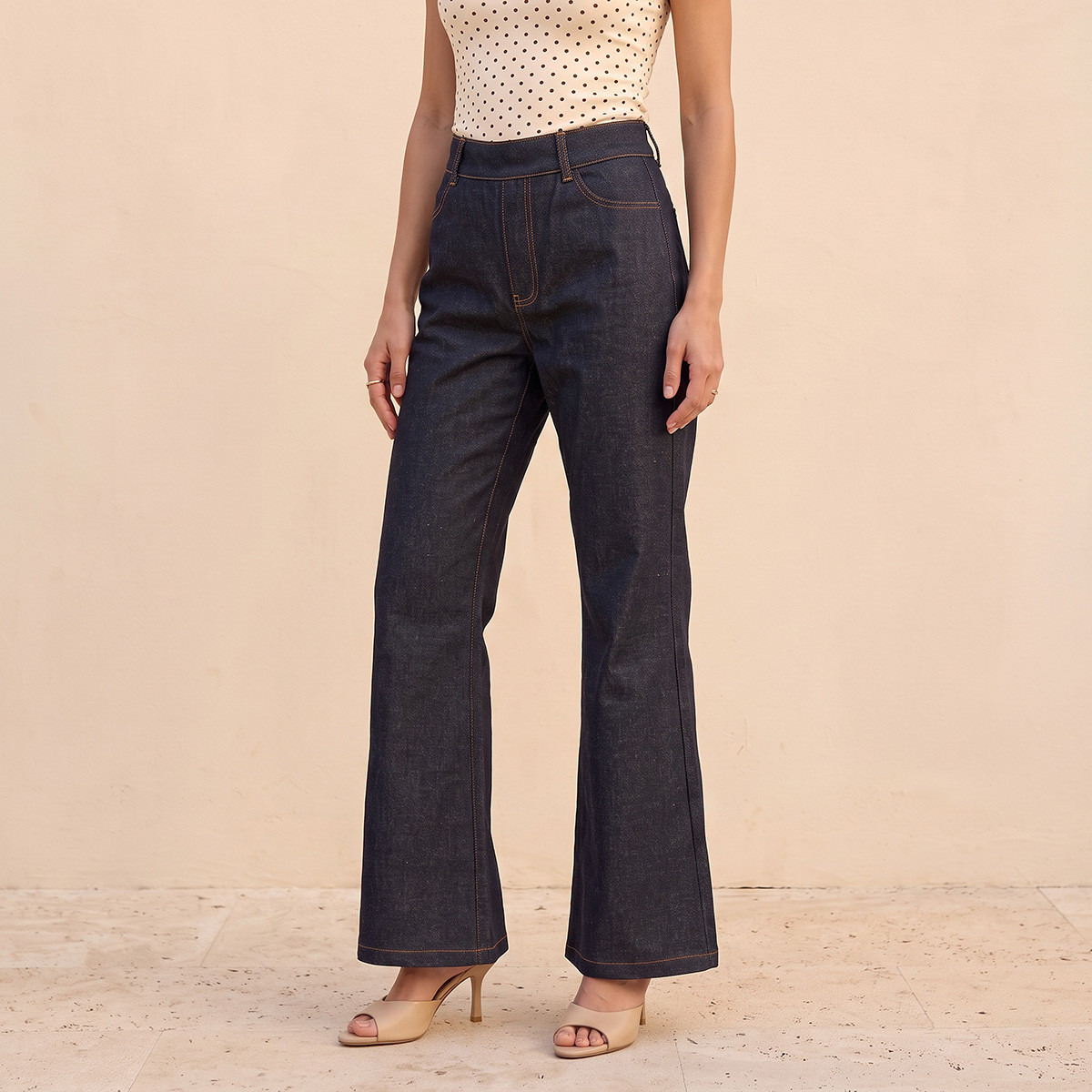 Splash Denim Flare Leg Jeans-women-clothing-bottoms-jeans-image-4