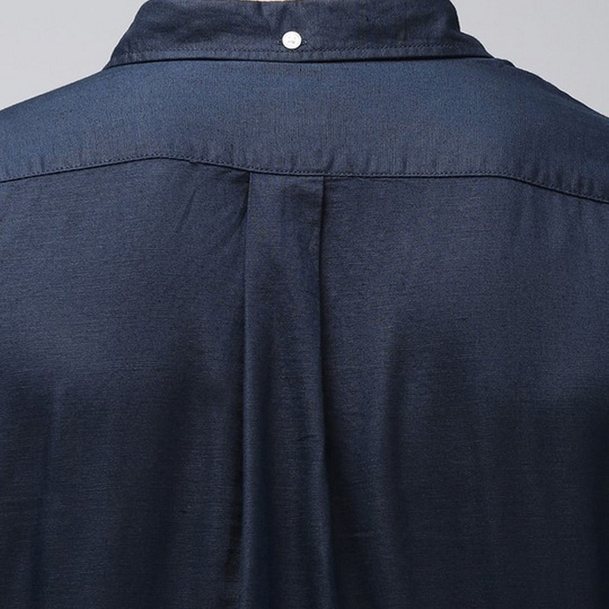 Levi's Men Navy Blue Solid Long Sleeves Shirt-men-clothing-shirts-image-5
