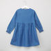 Bossini Long Sleeves Frill Detail Denim Dress-Dresses%2C Gowns and Frocks-thumbnail-2