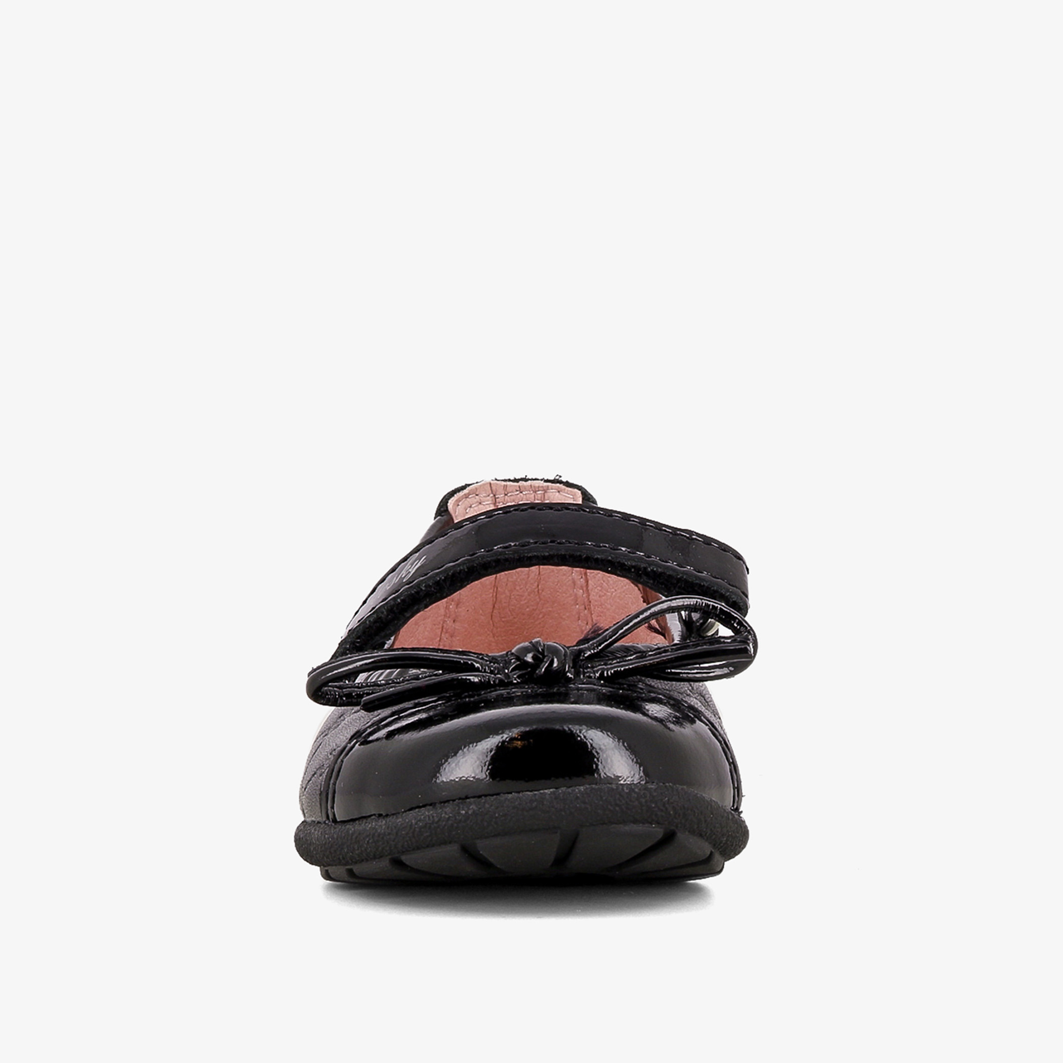 Pablosky Girls' Bow Accent Leather School Shoes with Hook and Loop Closure-girls-shoes-maryjanes-image-7