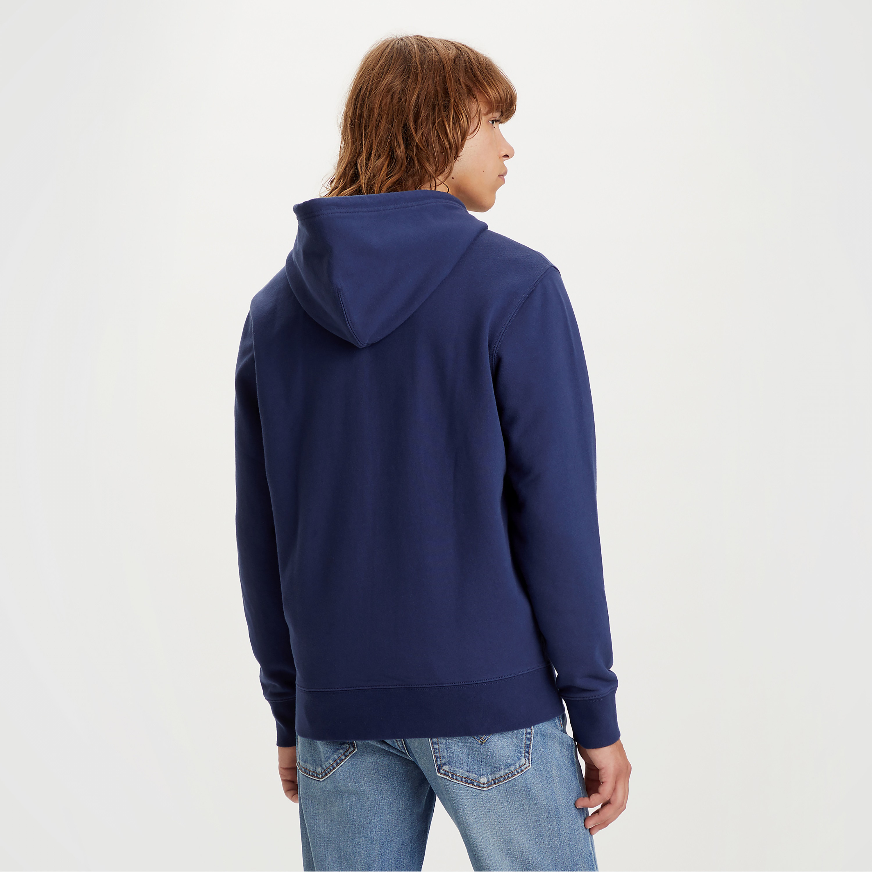 هودي رجالي بغطاء رأس وسحاب وأكمام طويلة بشعار من ليفايس-men-clothing-hoodiesandsweatshirts-image-4