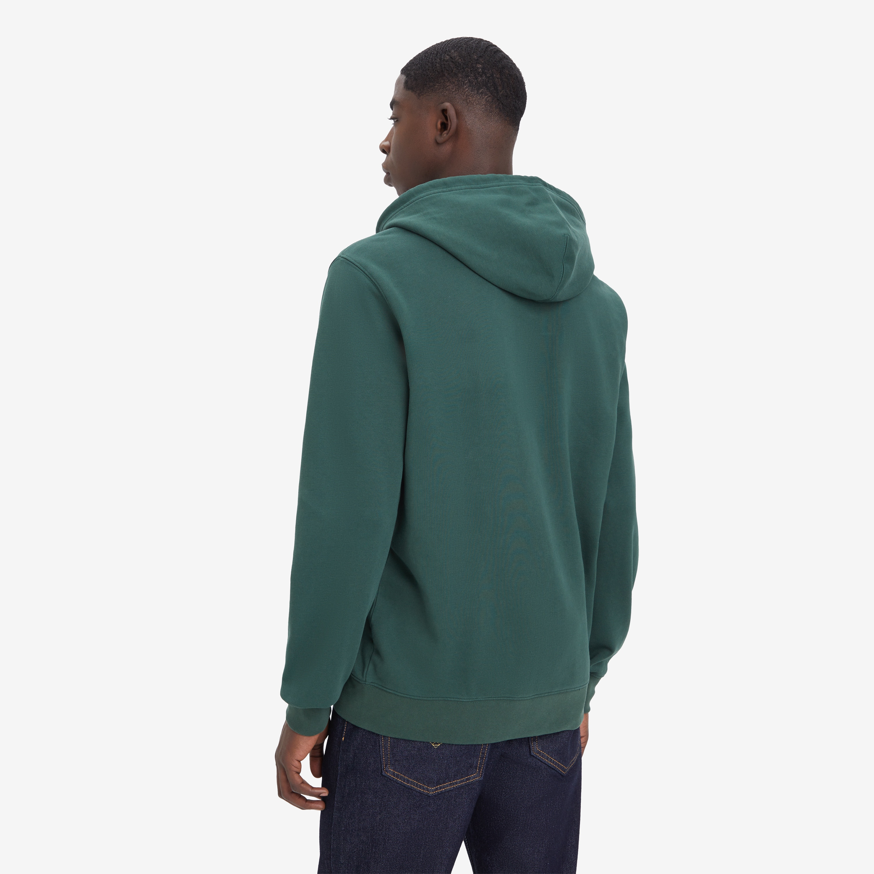 هودي رجالي بغطاء رأس وسحاب وأكمام طويلة بشعار من ليفايس-men-clothing-hoodiesandsweatshirts-image-3