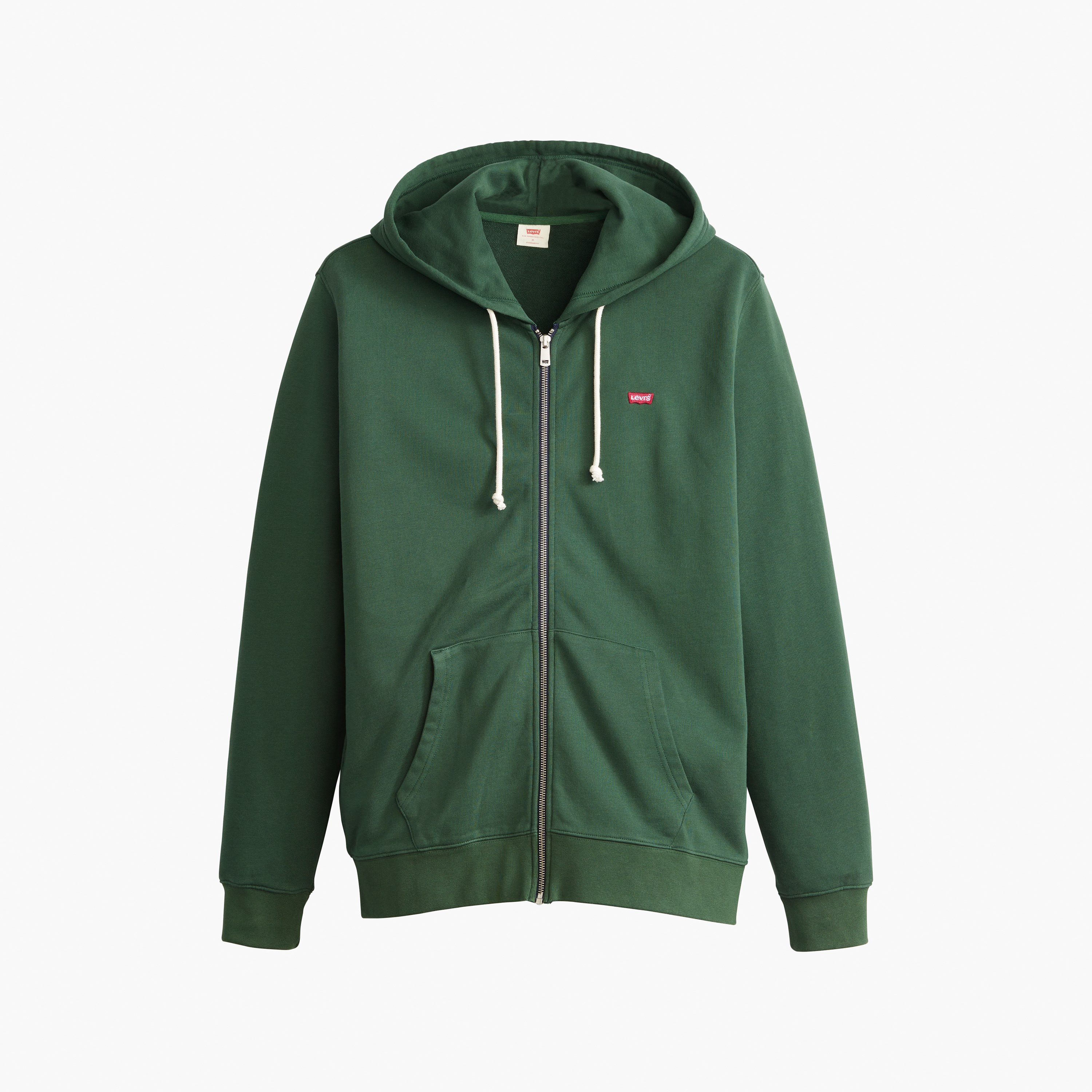 هودي رجالي بغطاء رأس وسحاب وأكمام طويلة بشعار من ليفايس-men-clothing-hoodiesandsweatshirts-image-5