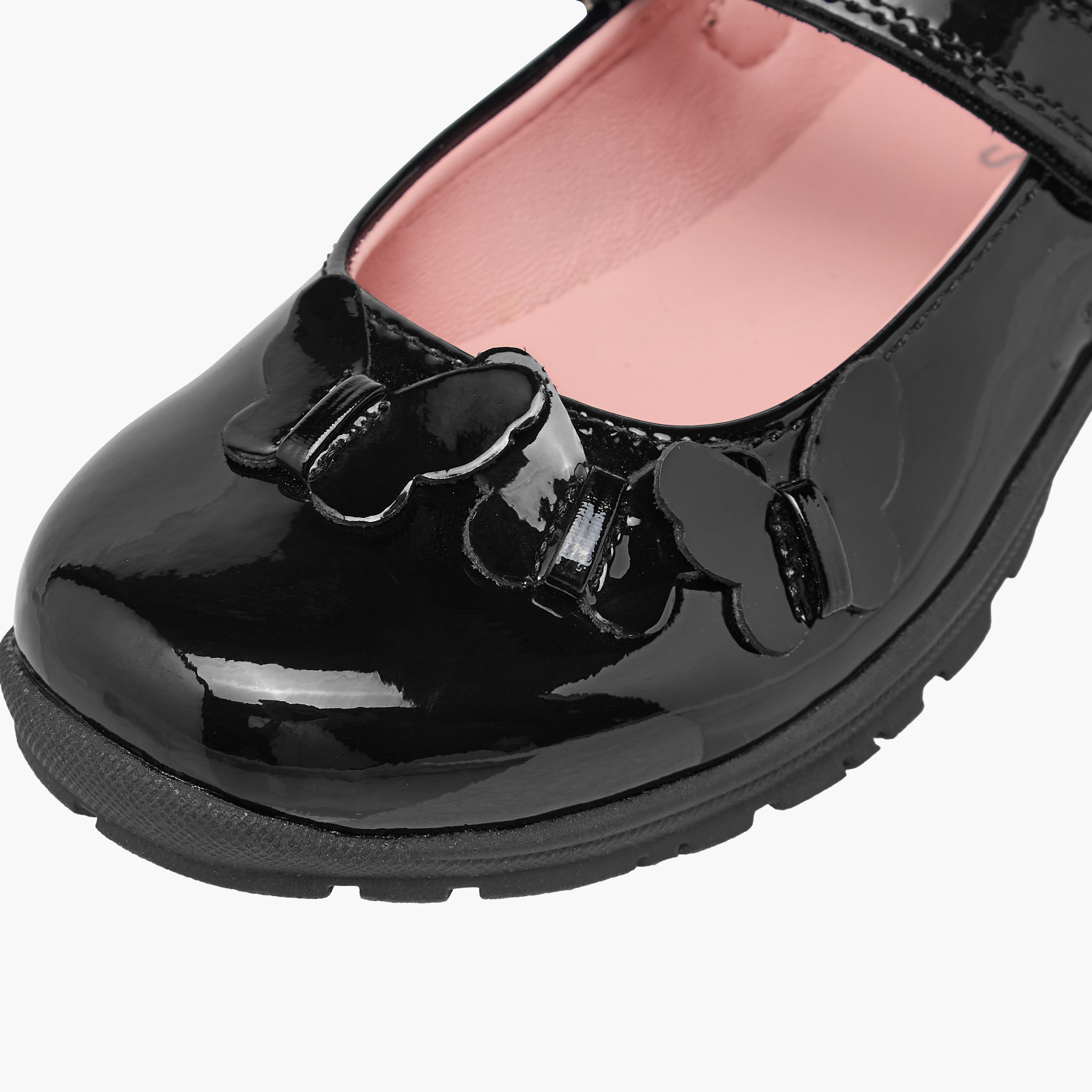 Juniors Butterfly Accent Mary Jane School Shoes with Hook and Loop Closure-girls-shoes-schoolshoes-image-6