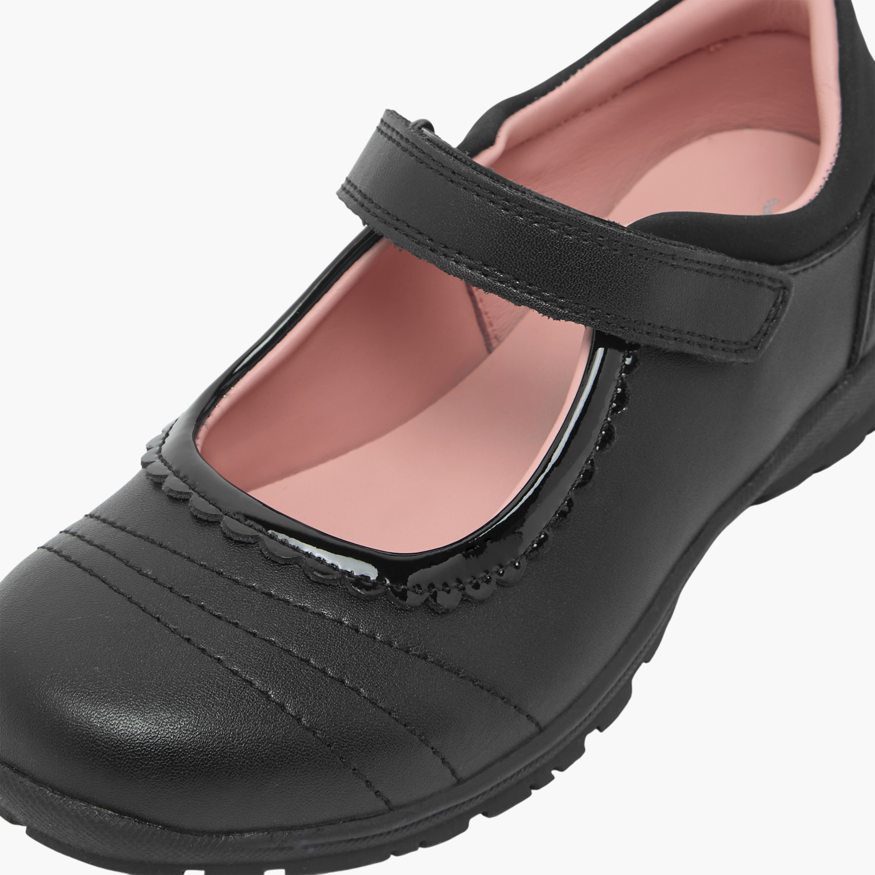 Juniors Girls Hook & Loop Mary Jane School Shoes-girls-shoes-maryjanes-image-8
