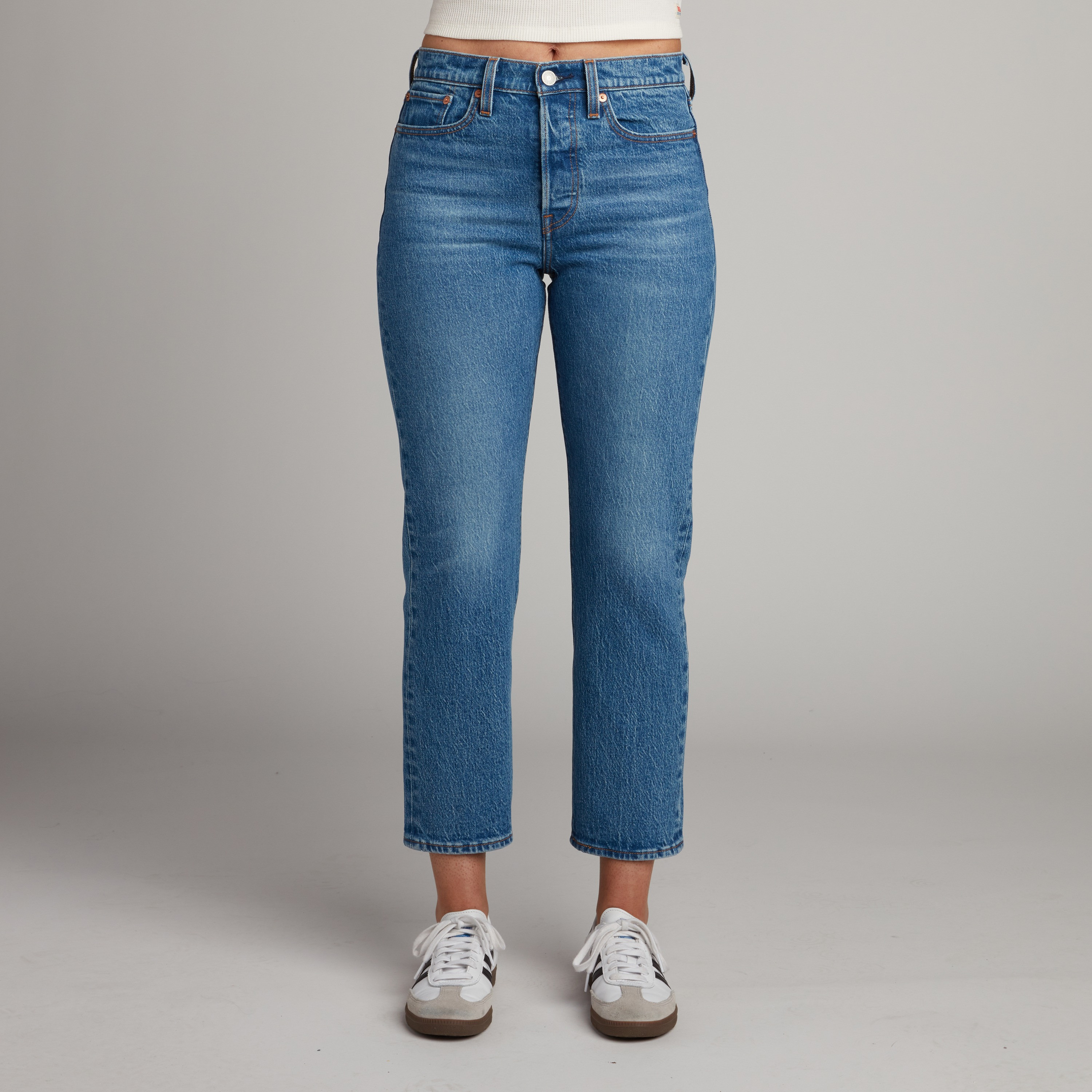 Levi's Slim Fit Blue 5-Pocket Women's Jeans Inseam 30-women-clothing-bottoms-jeans-image-1