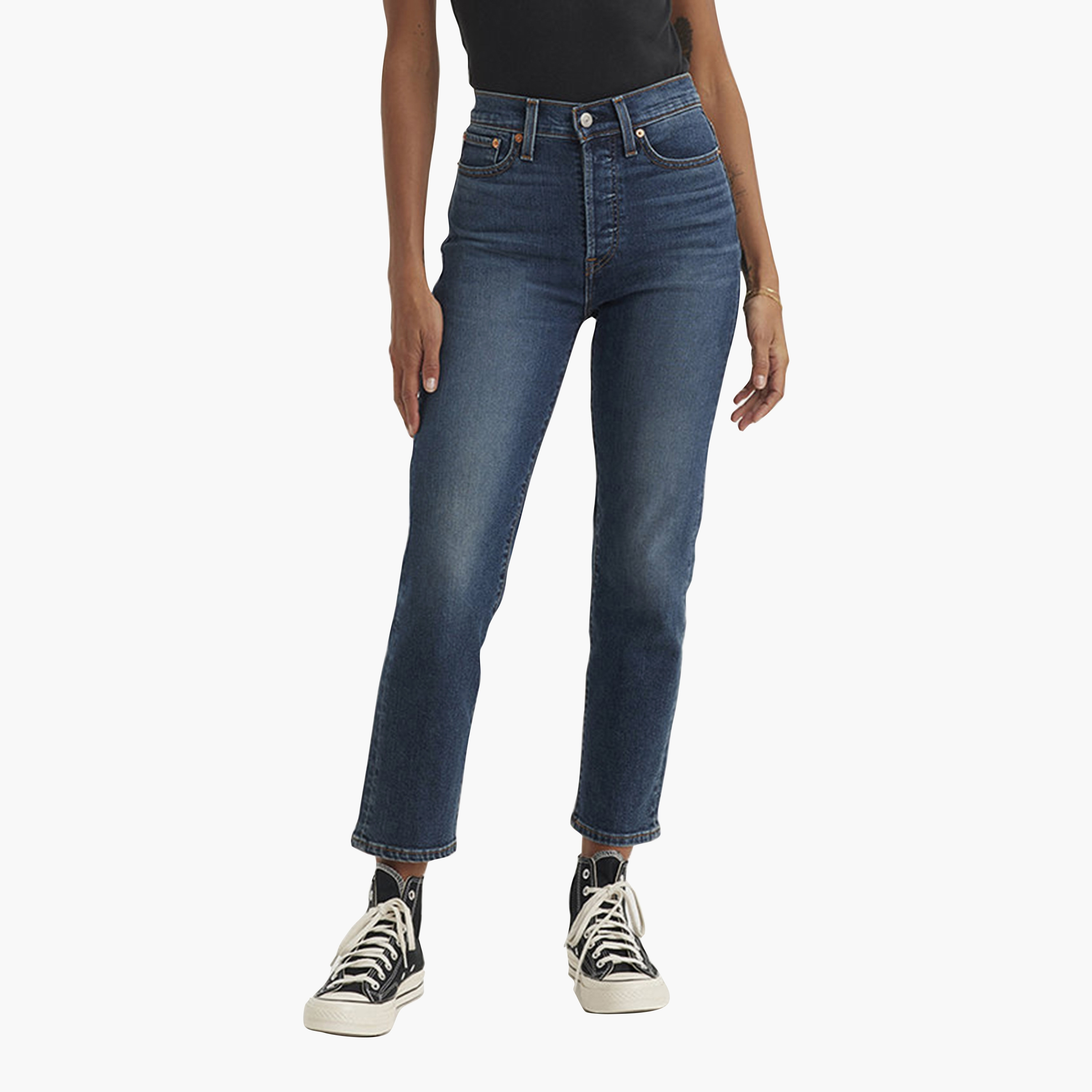 سروال جينز من ليفايس للنساء أزرق بخمسة جيوب، الطول الداخلي 30-women-clothing-bottoms-jeans-image-1