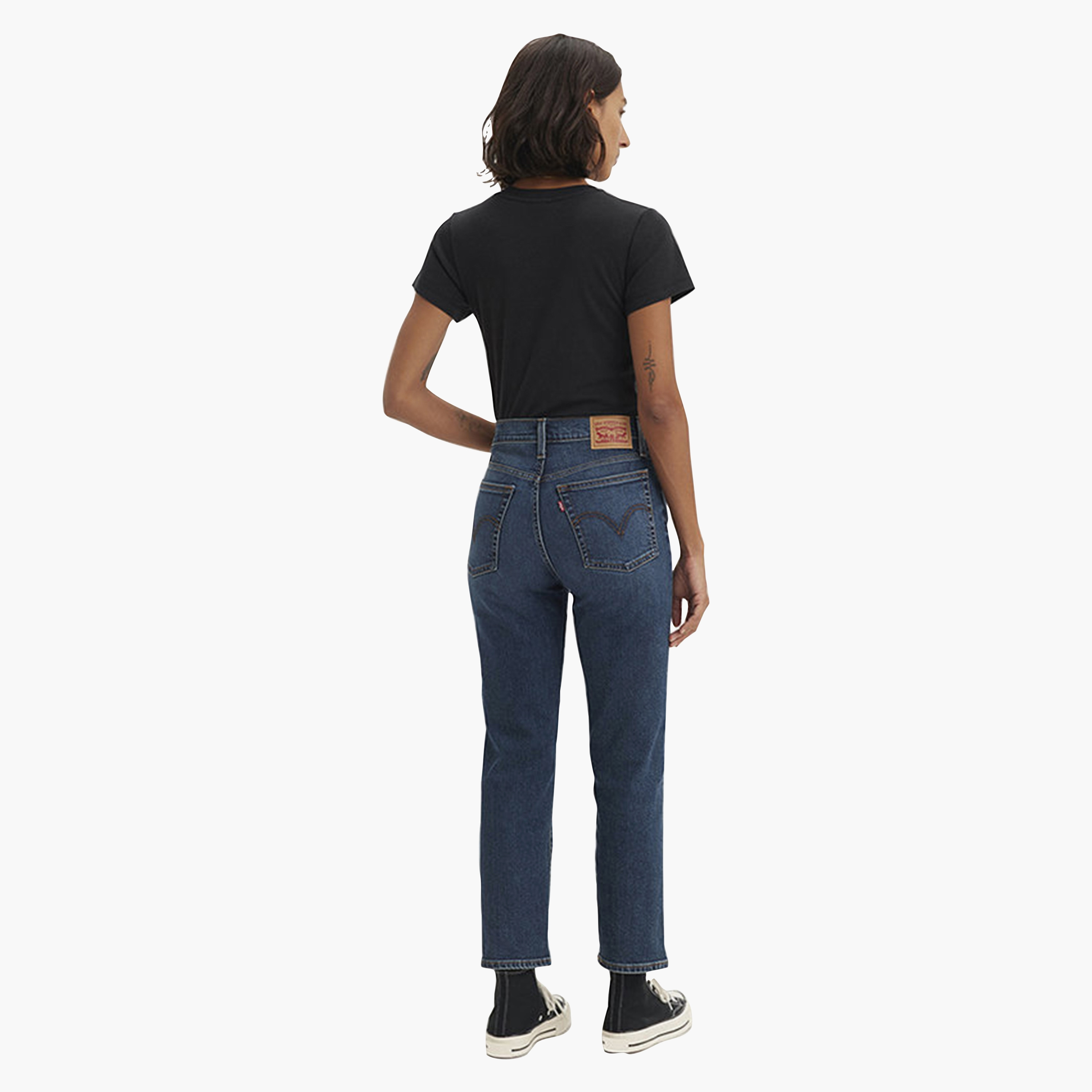 Levi's Slim Fit Blue 5-Pocket Women's Jeans Inseam 30-women-clothing-bottoms-jeans-image-2