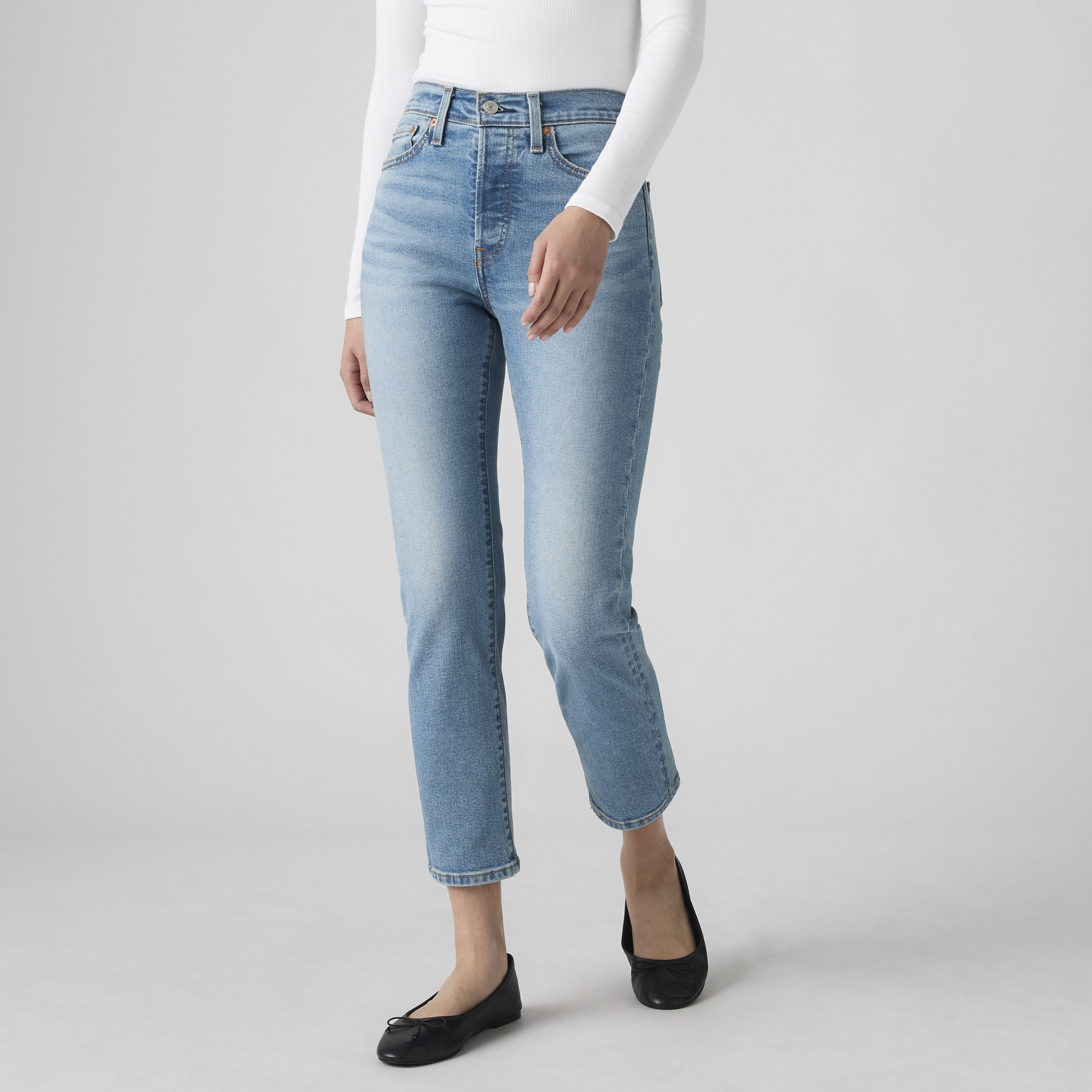 Levi's Slim Fit Blue 5 Pocket Women's Jeans Inseam 30-women-clothing-bottoms-jeans-image-3