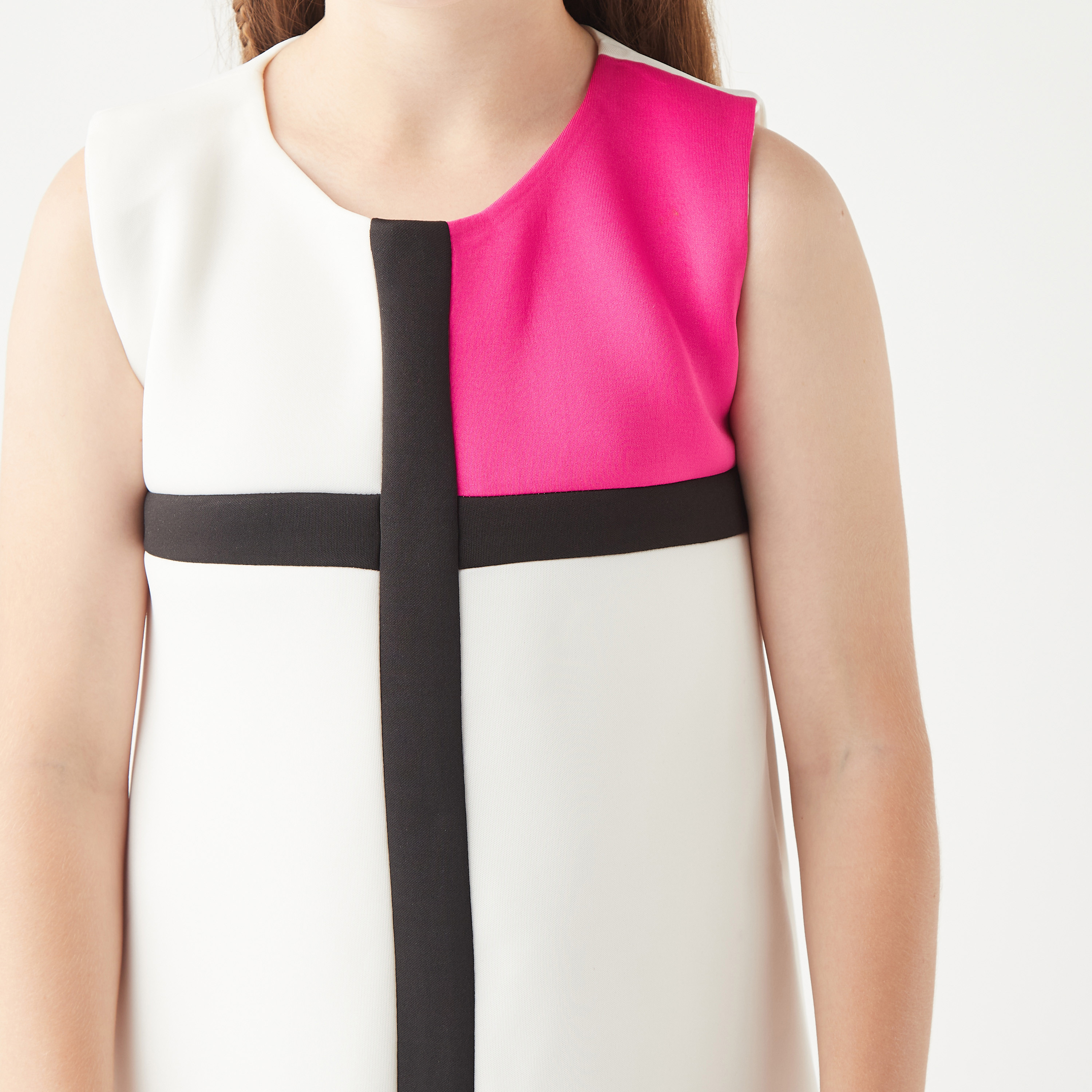 فستان دون أكمام بقوالب ملونة من ليتل جولدن أبل-girls-clothing-dressesandjumpsuits-image-4