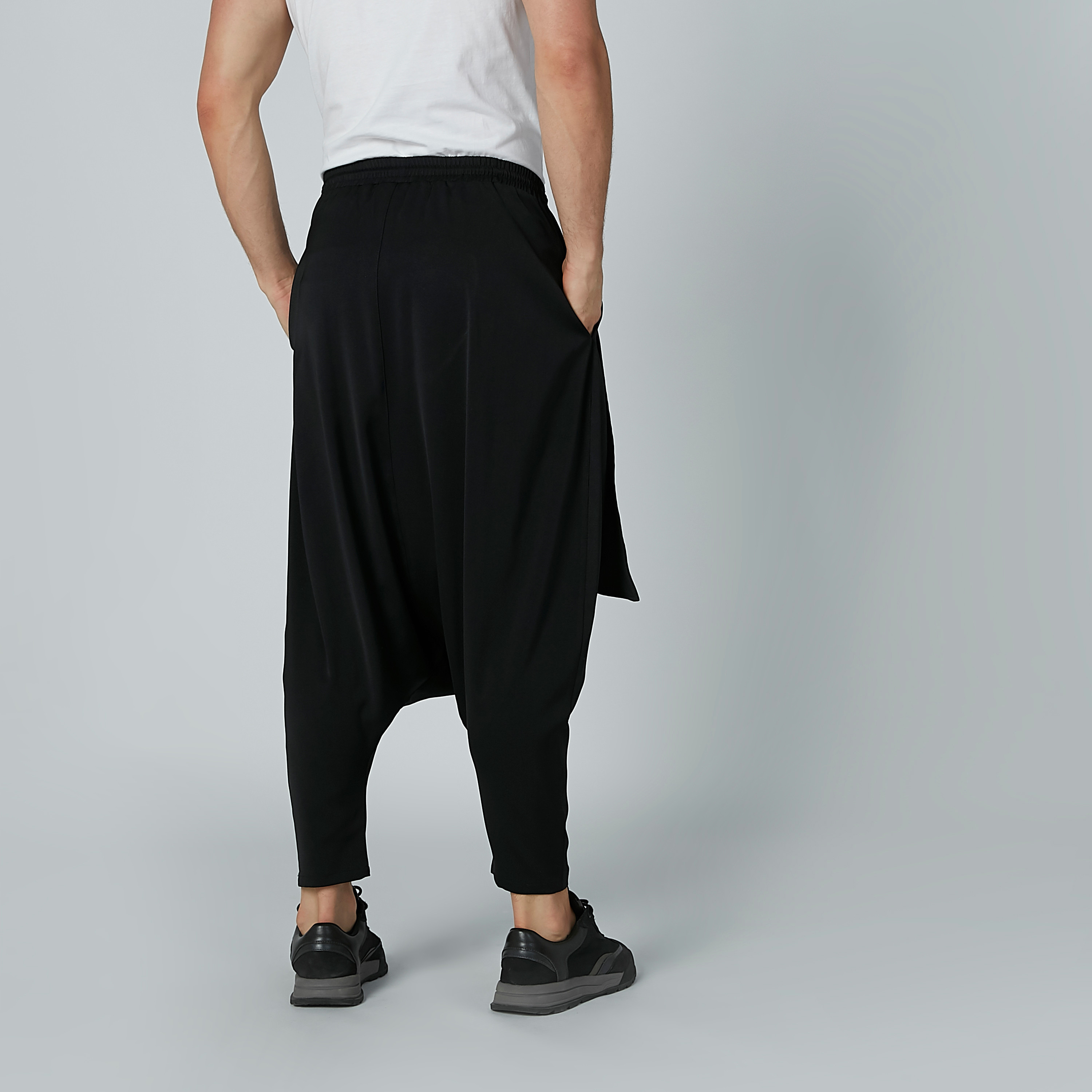 بنطال واسع سادة برباط إغلاق-men-clothing-bottoms-trousersandchinos-trousers-image-6