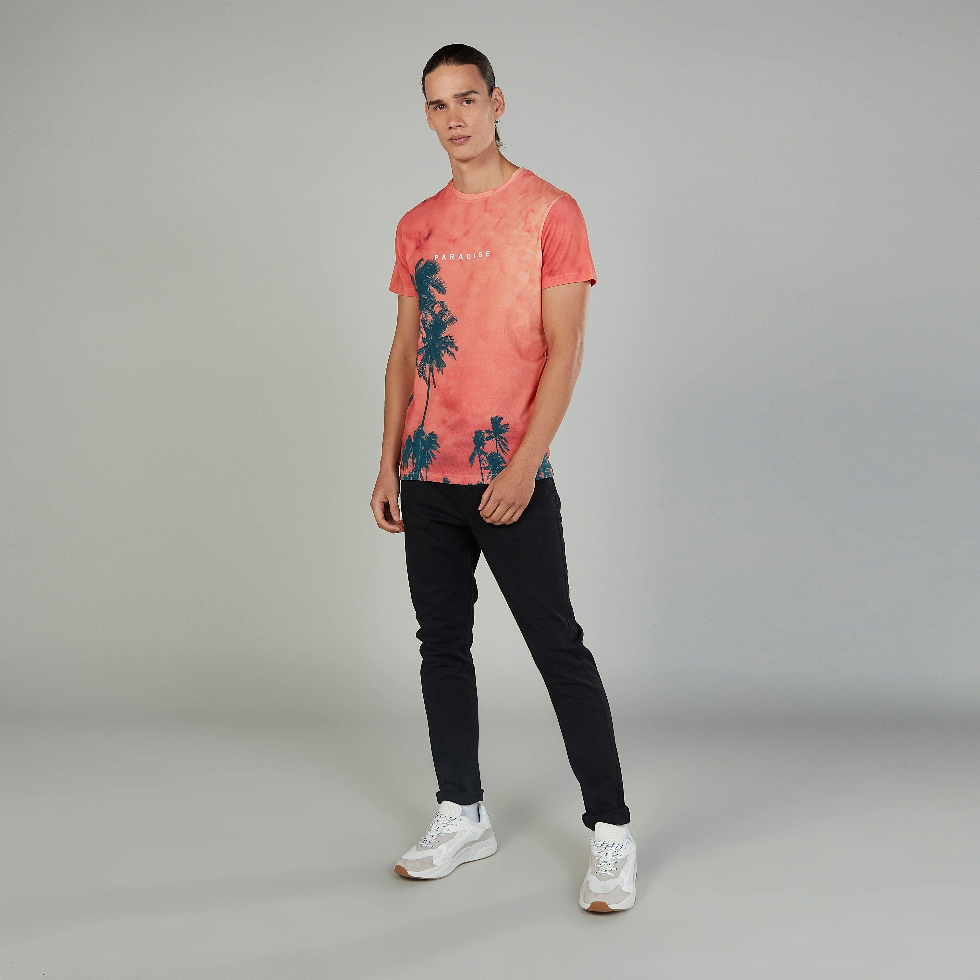 Print T-shirt with Round Neck and Short Sleeves-men-clothing-tshirtsandpolos-tshirts-image-2