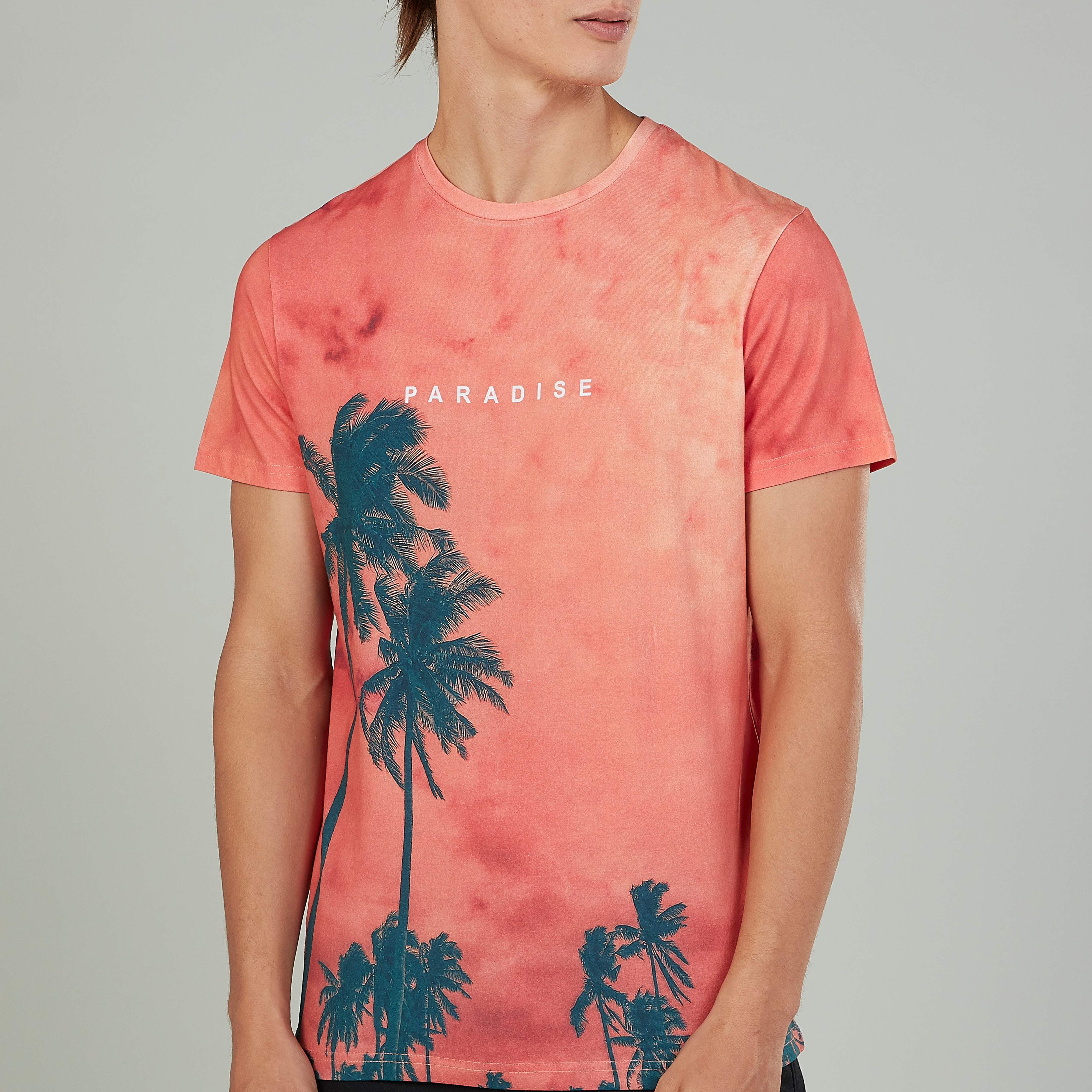 Print T-shirt with Round Neck and Short Sleeves-men-clothing-tshirtsandpolos-tshirts-image-3