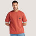 Solid T-shirt with Chest Pocket and Crew Neck-T Shirts-thumbnailMobile-0