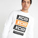 Printed Crew Neck Sweatshirt with Long Sleeves-Hoodies and Sweatshirts-thumbnailMobile-2
