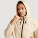 Zip Through Lightweight Jacket with Long Sleeves and Hood-Jackets-thumbnailMobile-2