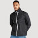 Solid Zip Through Lightweight Jacket with Long Sleeves and Pockets-Jackets-thumbnailMobile-4