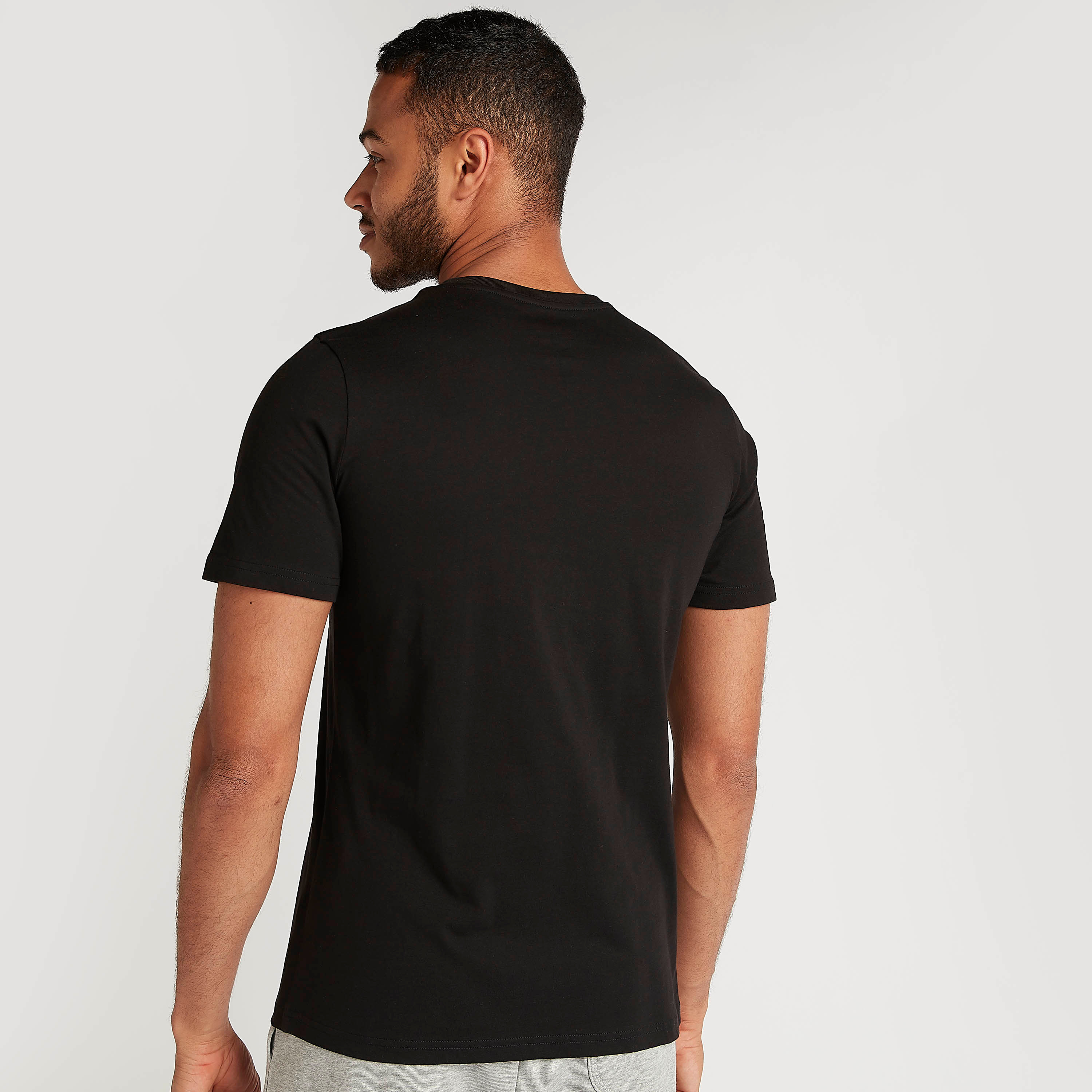 Printed T-shirt with Short Sleeves and Crew Neck-men-clothing-tshirtsandpolos-tshirts-image-4