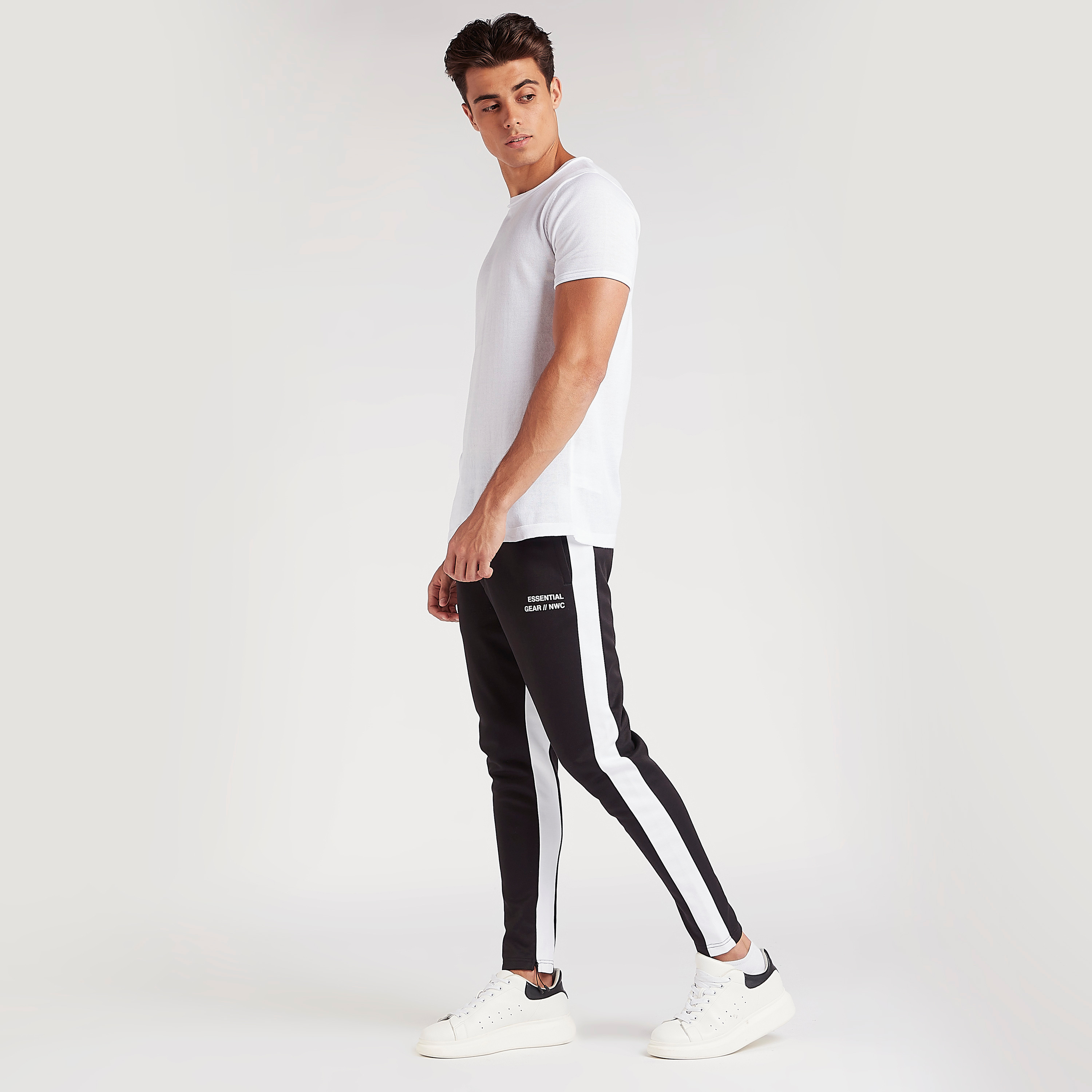 Printed Mid-Rise Joggers with Drawstring Closure and Pockets-men-clothing-bottoms-joggers-image-2