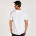 Solid Longline T-shirt with Asymmetric Hem and Crew Neck-T Shirts-thumbnailMobile-4
