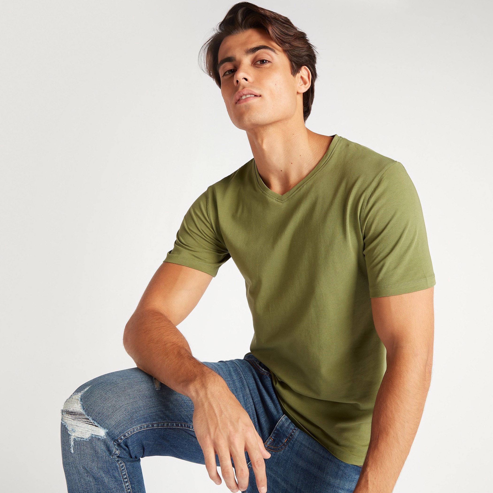 Slim fit tees store mens