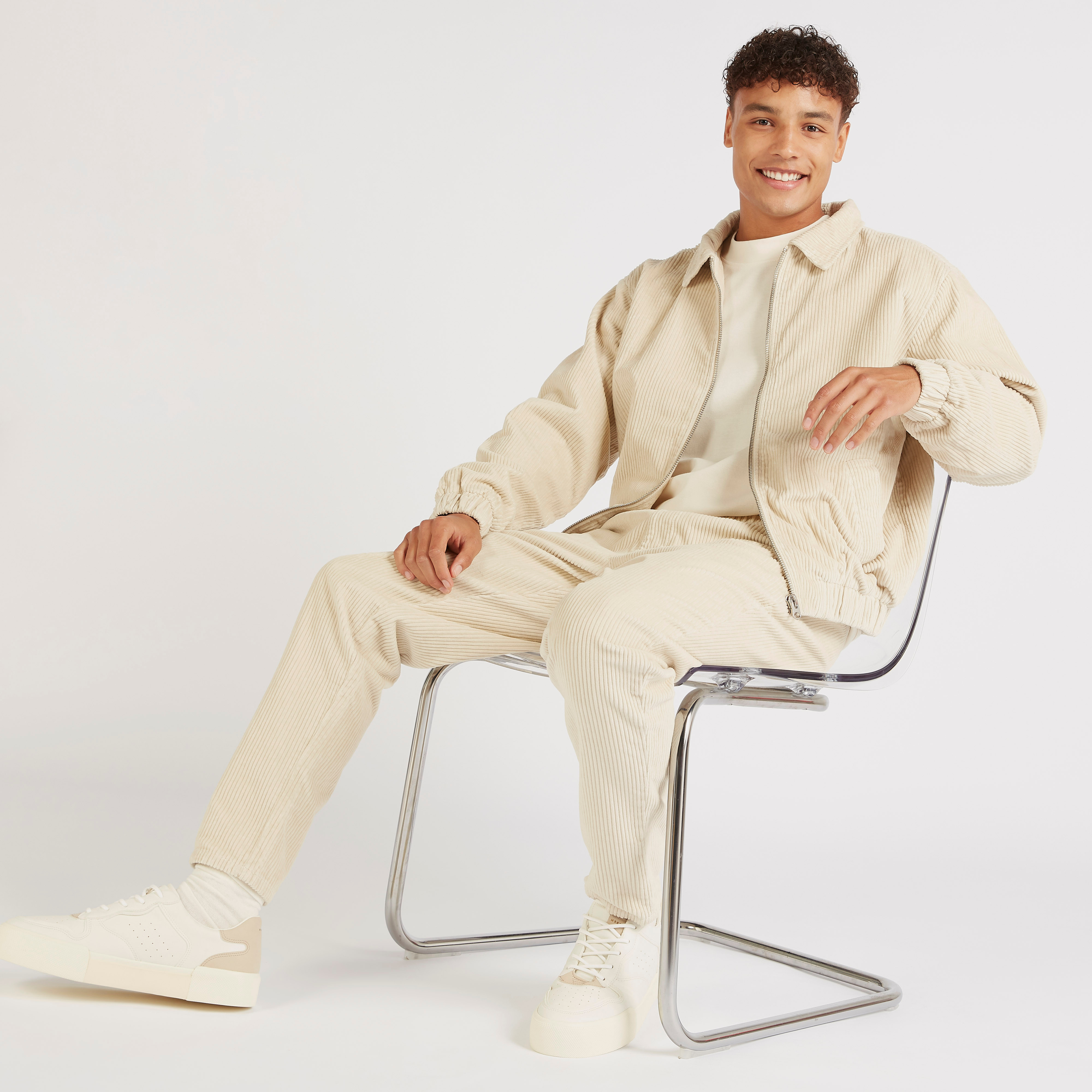 Ribbed Lightweight Jacket with Zip Closure-men-clothing-jacketsandblazers-jackets-image-2