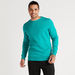 Layered Sweatshirt with Long Sleeves and Crew Neck-Sweatshirts-thumbnail-0