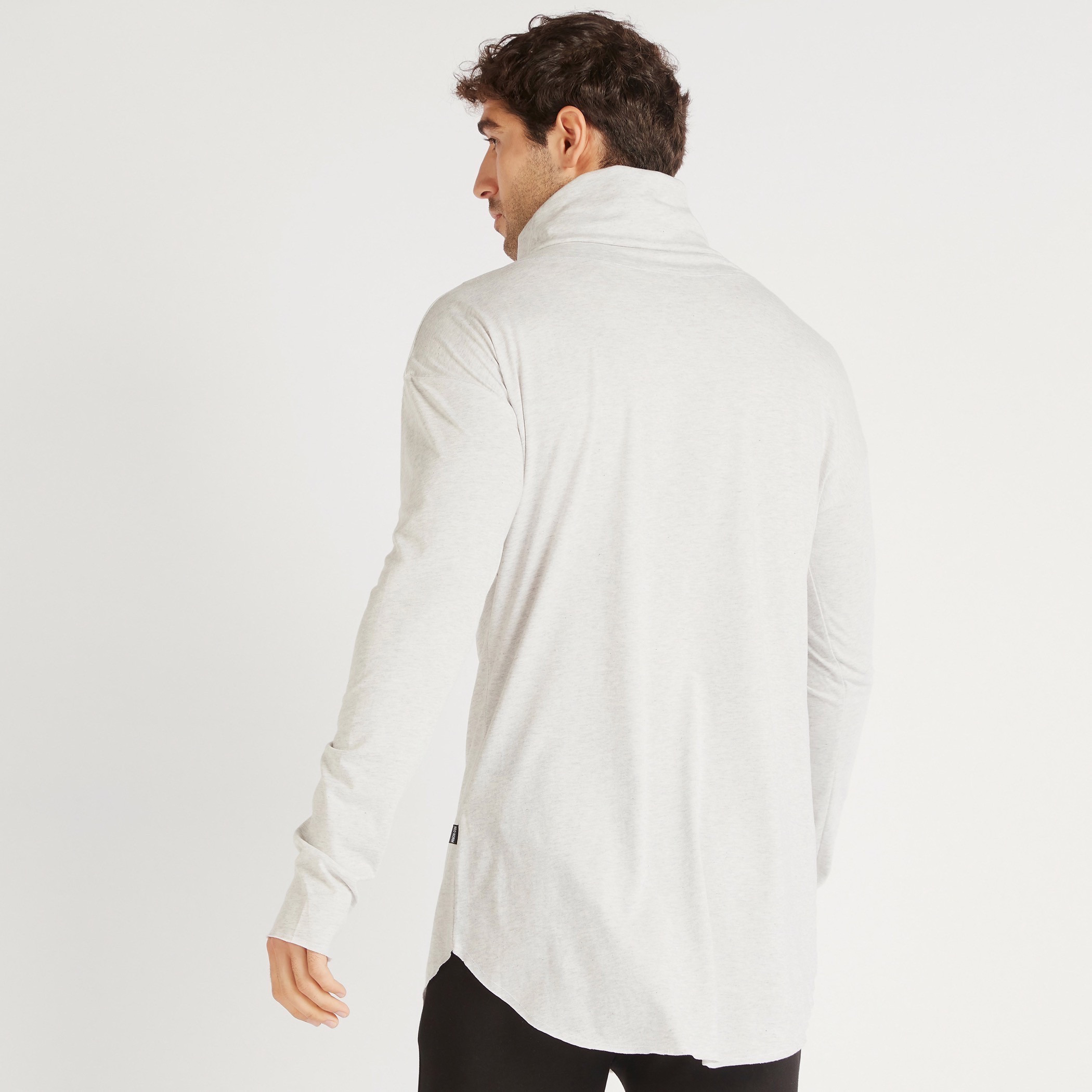 Solid Funnel Neck Longline T-shirt with Long Sleeves-men-clothing-tshirtsandpolos-tshirts-image-4