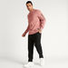 Solid Sweatshirt with Long Sleeves and Zipper Detail-Sweatshirts-thumbnail-1