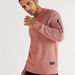 Solid Sweatshirt with Long Sleeves and Zipper Detail-Sweatshirts-thumbnailMobile-2